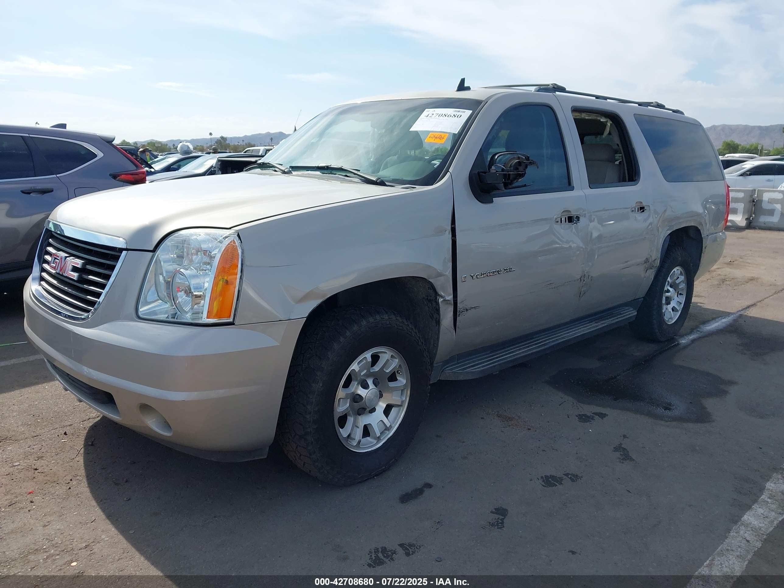 2008 Gmc Yukon Xl 1500 Sle Бежевый vin: 1GKFC16088R172903