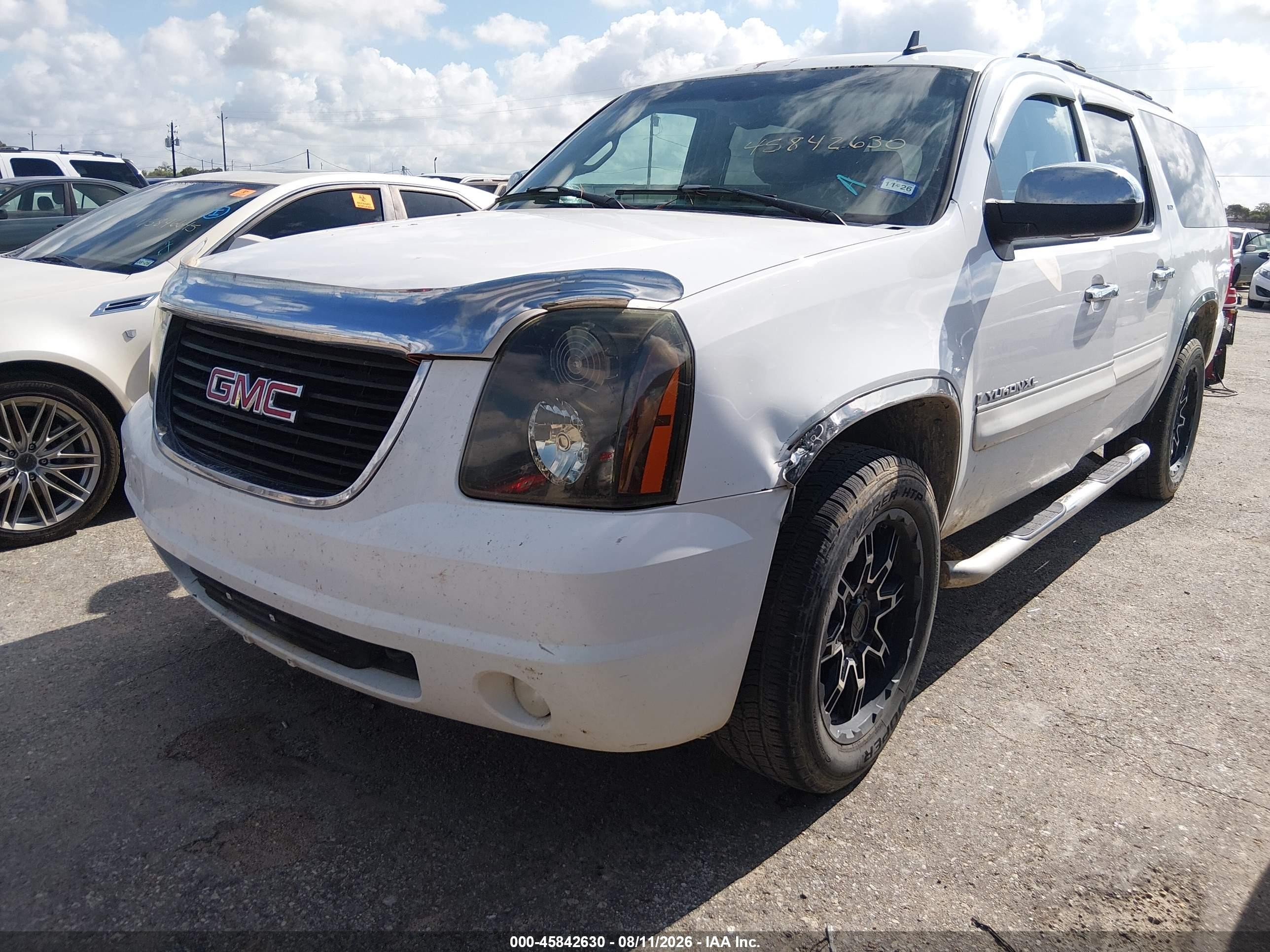 2007 Gmc Yukon Xl Slt White vin: 1GKFC16J17R180848