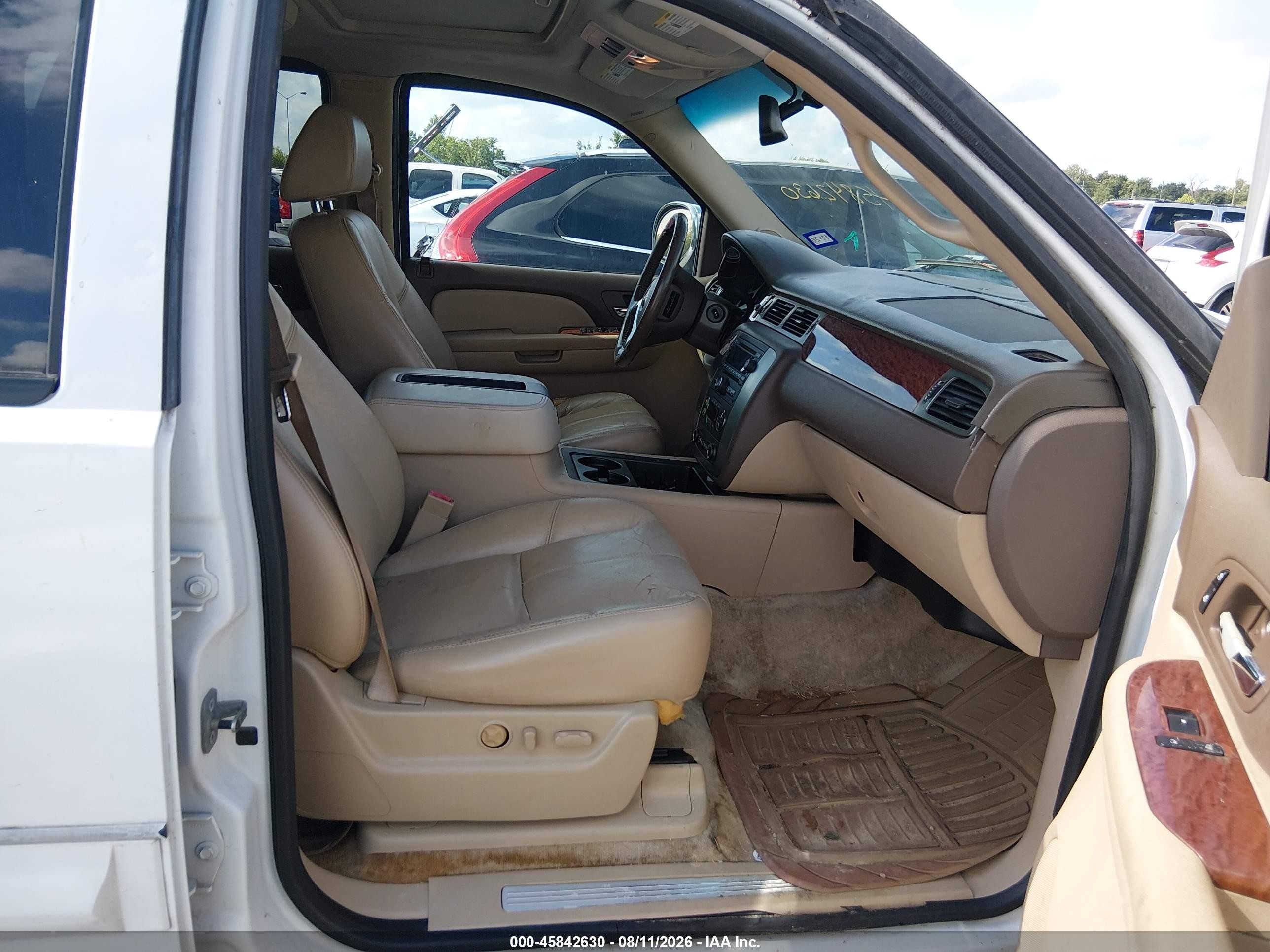 2007 Gmc Yukon Xl Slt White vin: 1GKFC16J17R180848
