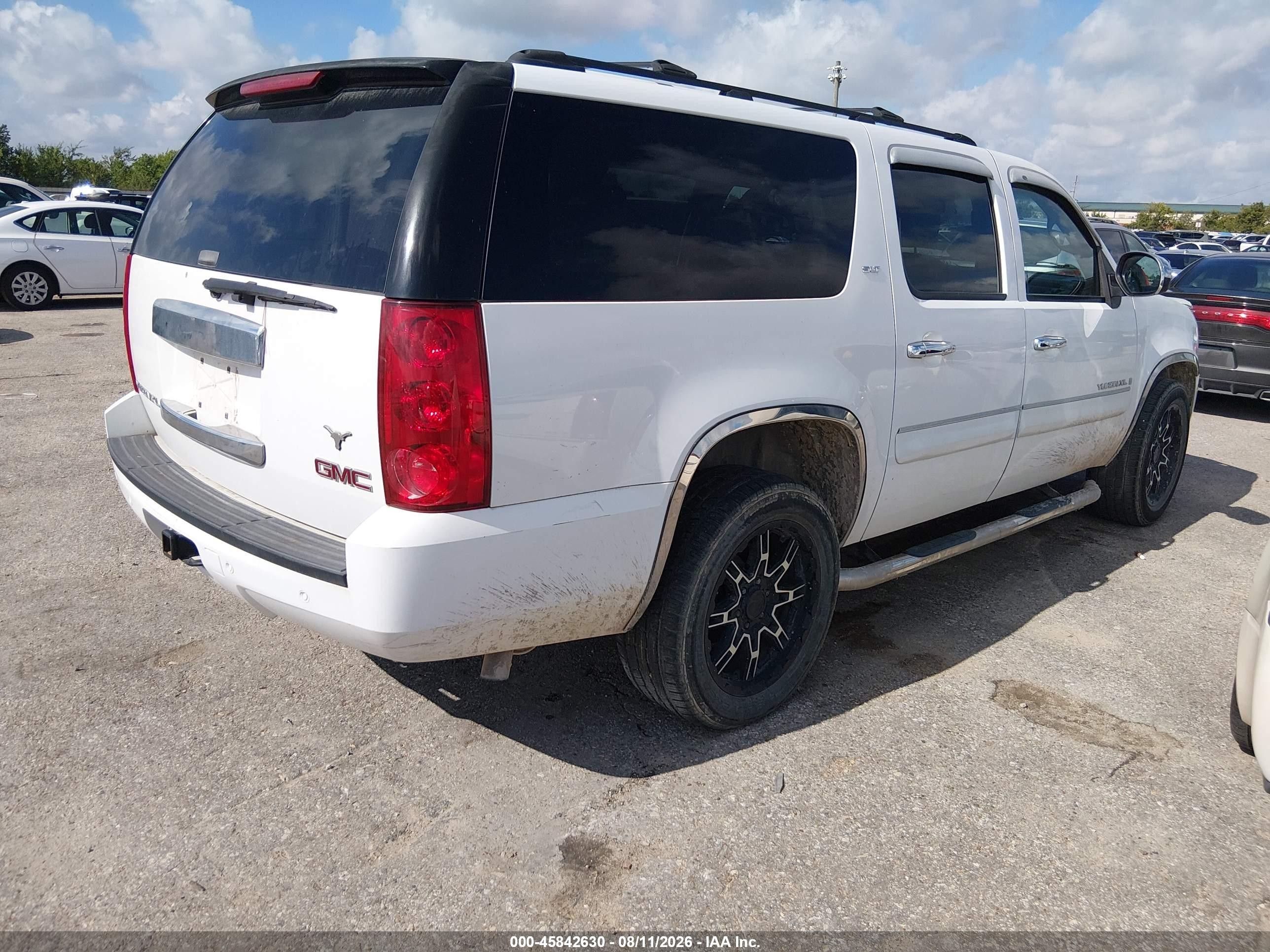 2007 Gmc Yukon Xl Slt White vin: 1GKFC16J17R180848
