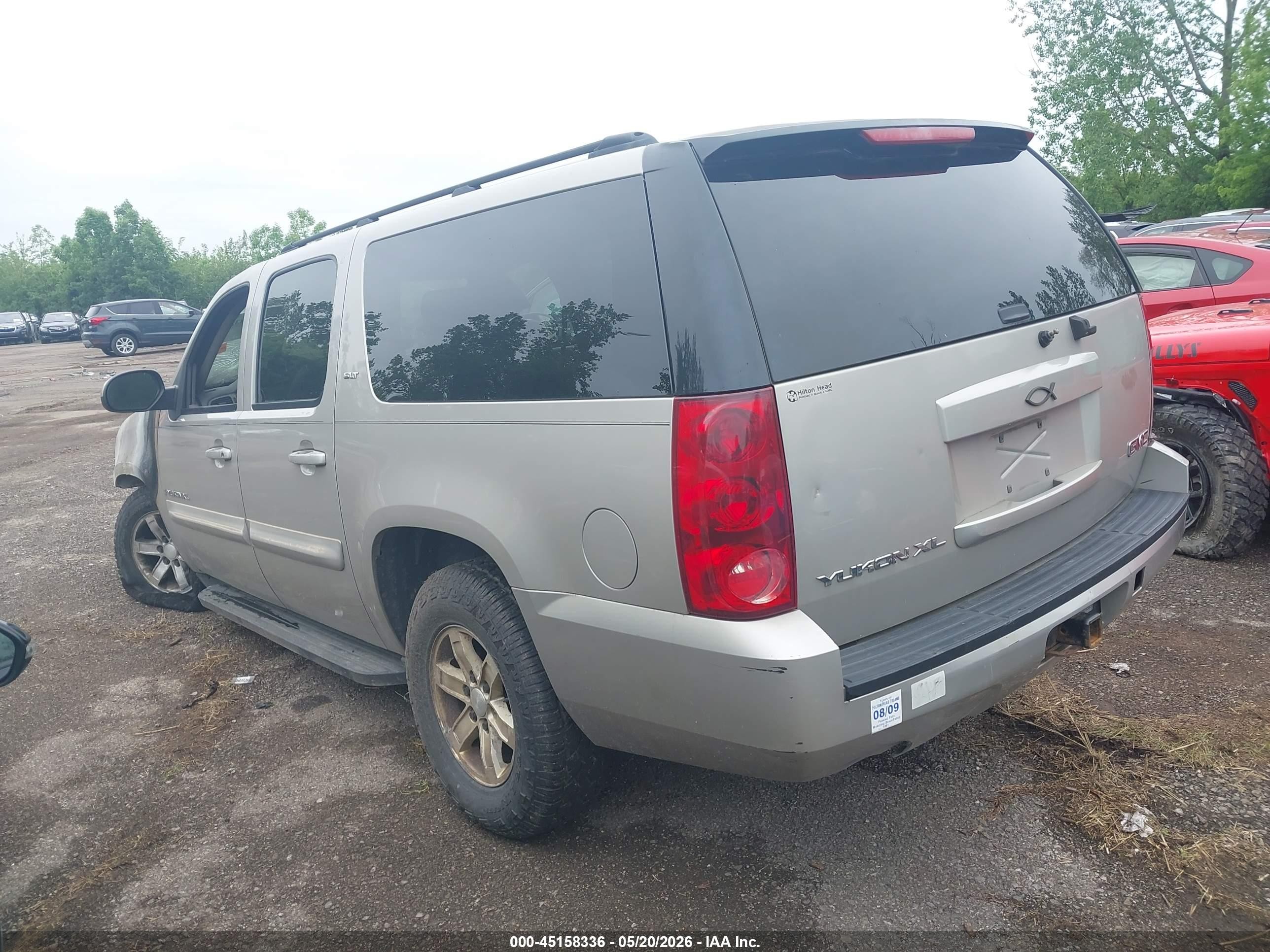 2007 Gmc Yukon Xl 1500 Slt Tan vin: 1GKFC16J27J297837