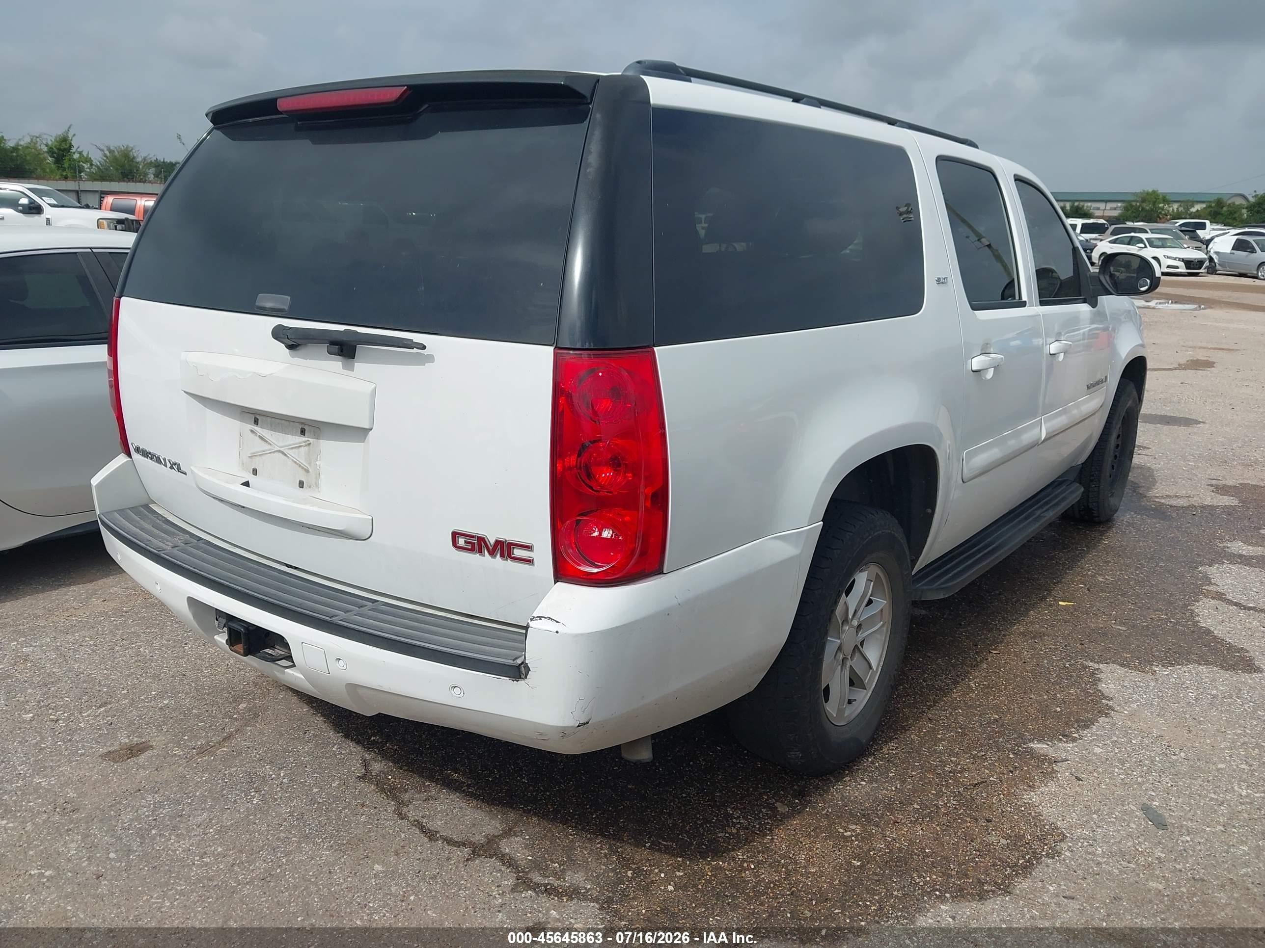 2008 Gmc Yukon Xl 1500 Slt White vin: 1GKFC16J68R228765