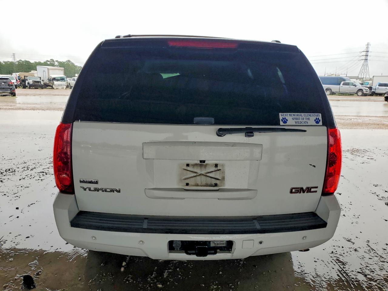 2009 Gmc Yukon Slt White vin: 1GKFC33029R133547