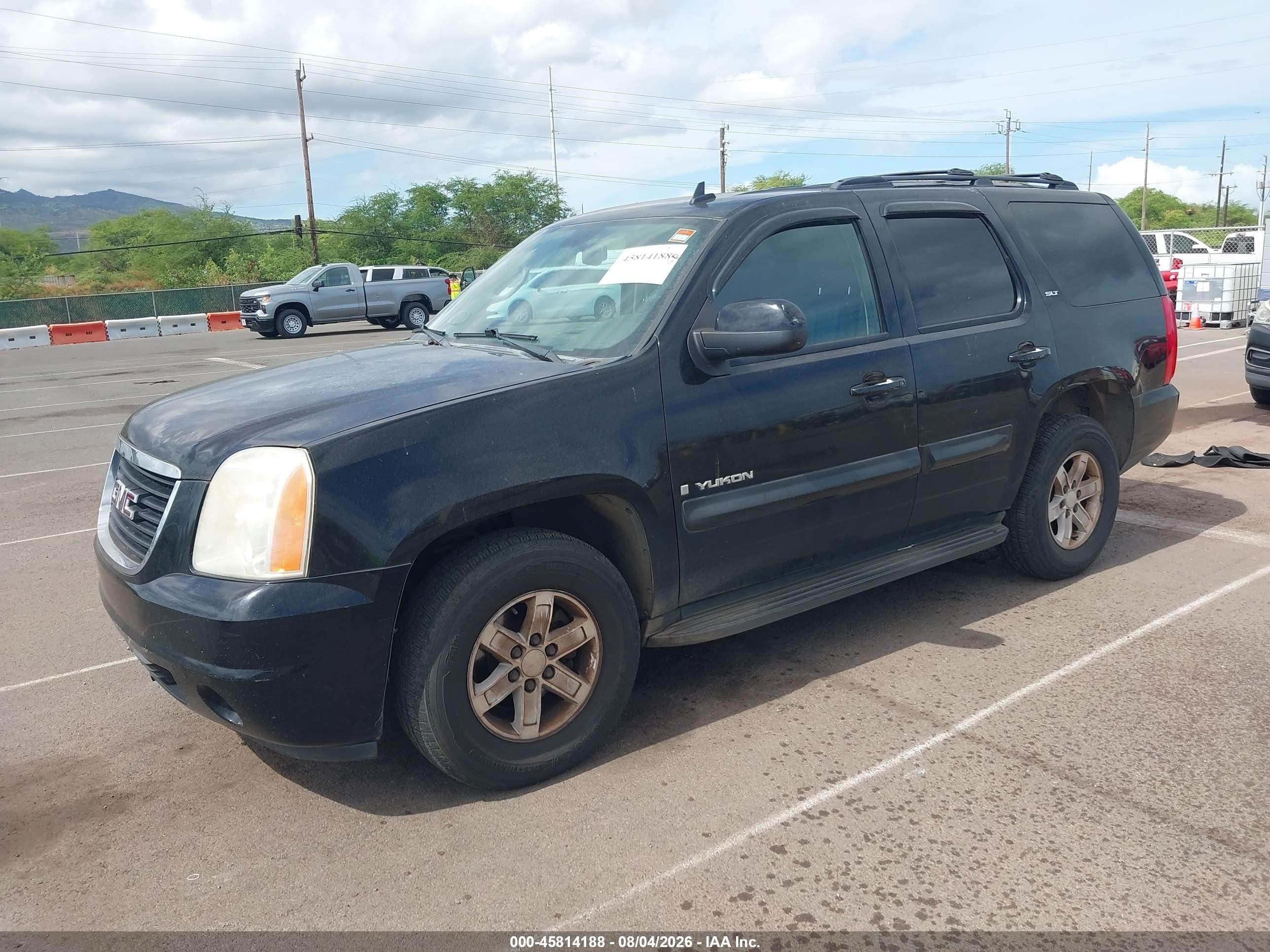 2009 Gmc Yukon Slt W/4sa Black vin: 1GKFC33039R102677