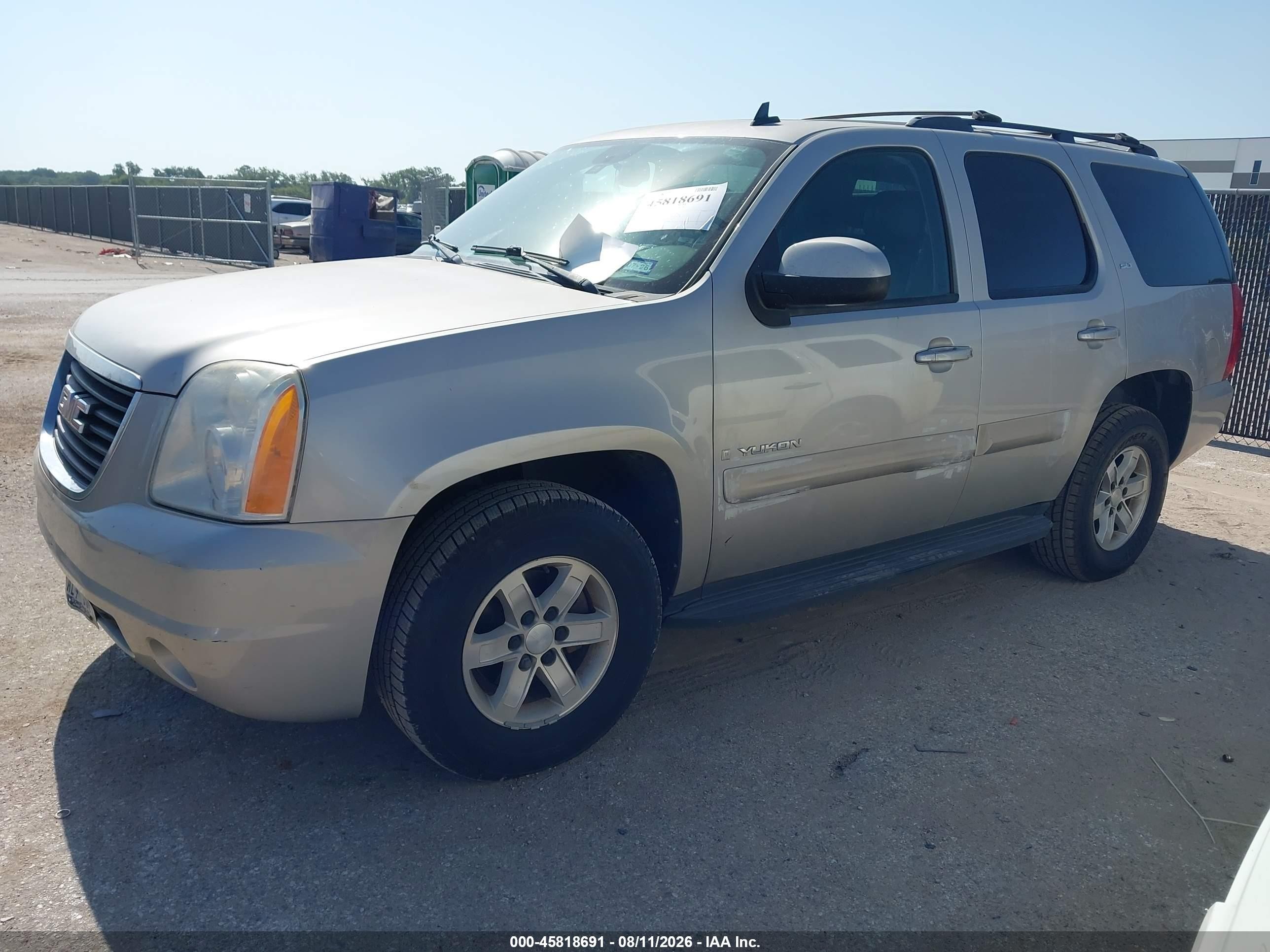 2009 Gmc Yukon Slt W/4sb Silver vin: 1GKFC33039R227565