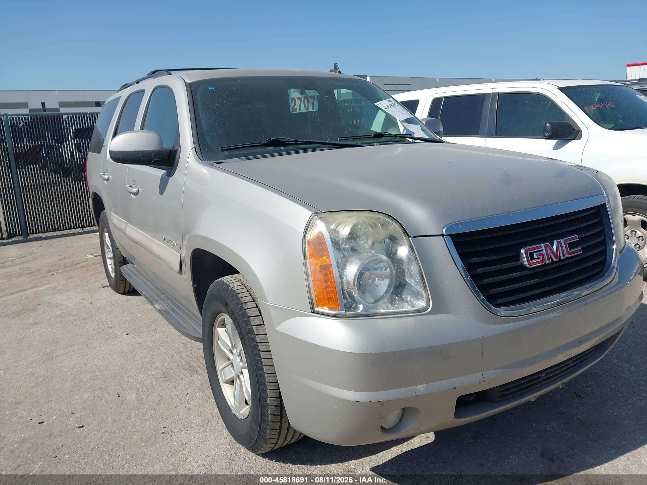 2009 Gmc Yukon Slt W/4sb Silver vin: 1GKFC33039R227565