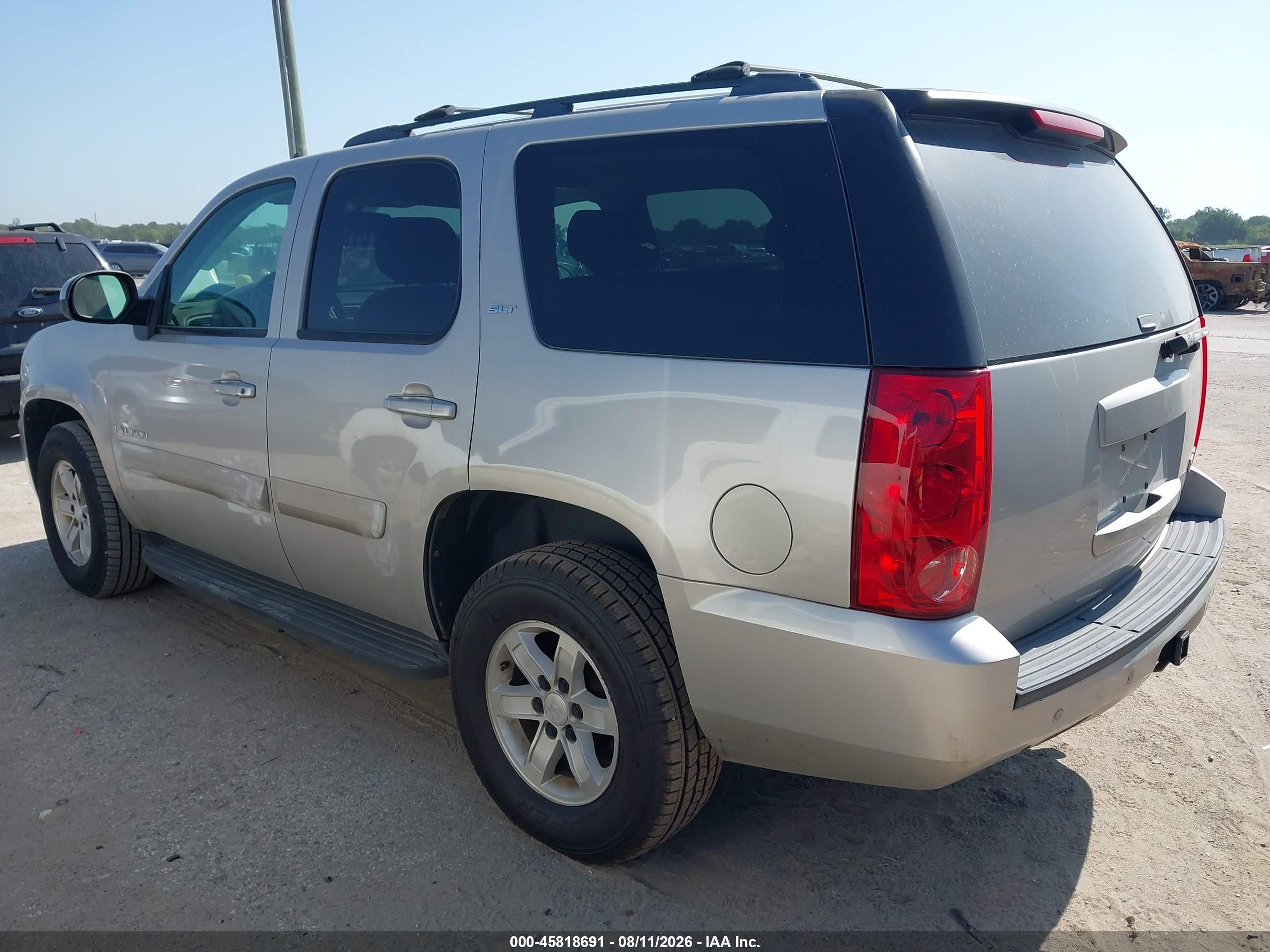 2009 Gmc Yukon Slt W/4sb Silver vin: 1GKFC33039R227565