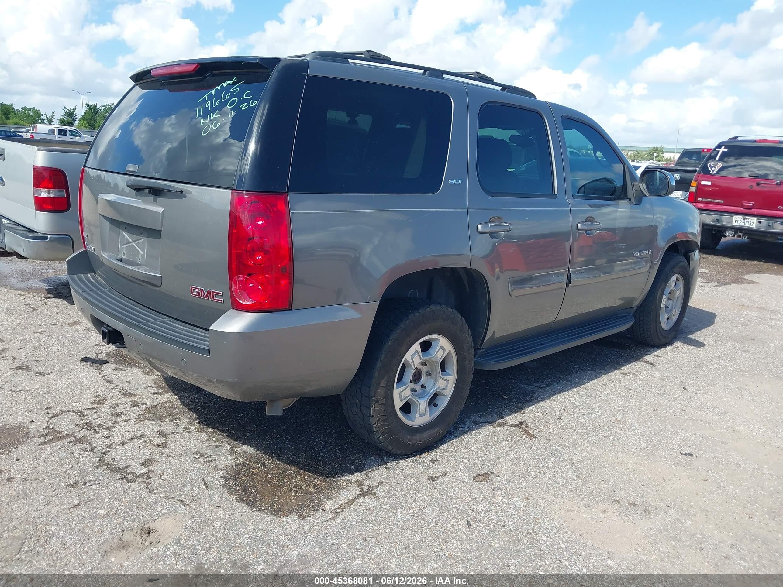 2009 Gmc Yukon Slt2 Gray vin: 1GKFC33069J119665