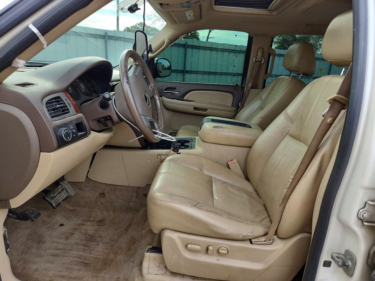 2009 Gmc Yukon Slt White vin: 1GKFC33J19R291015