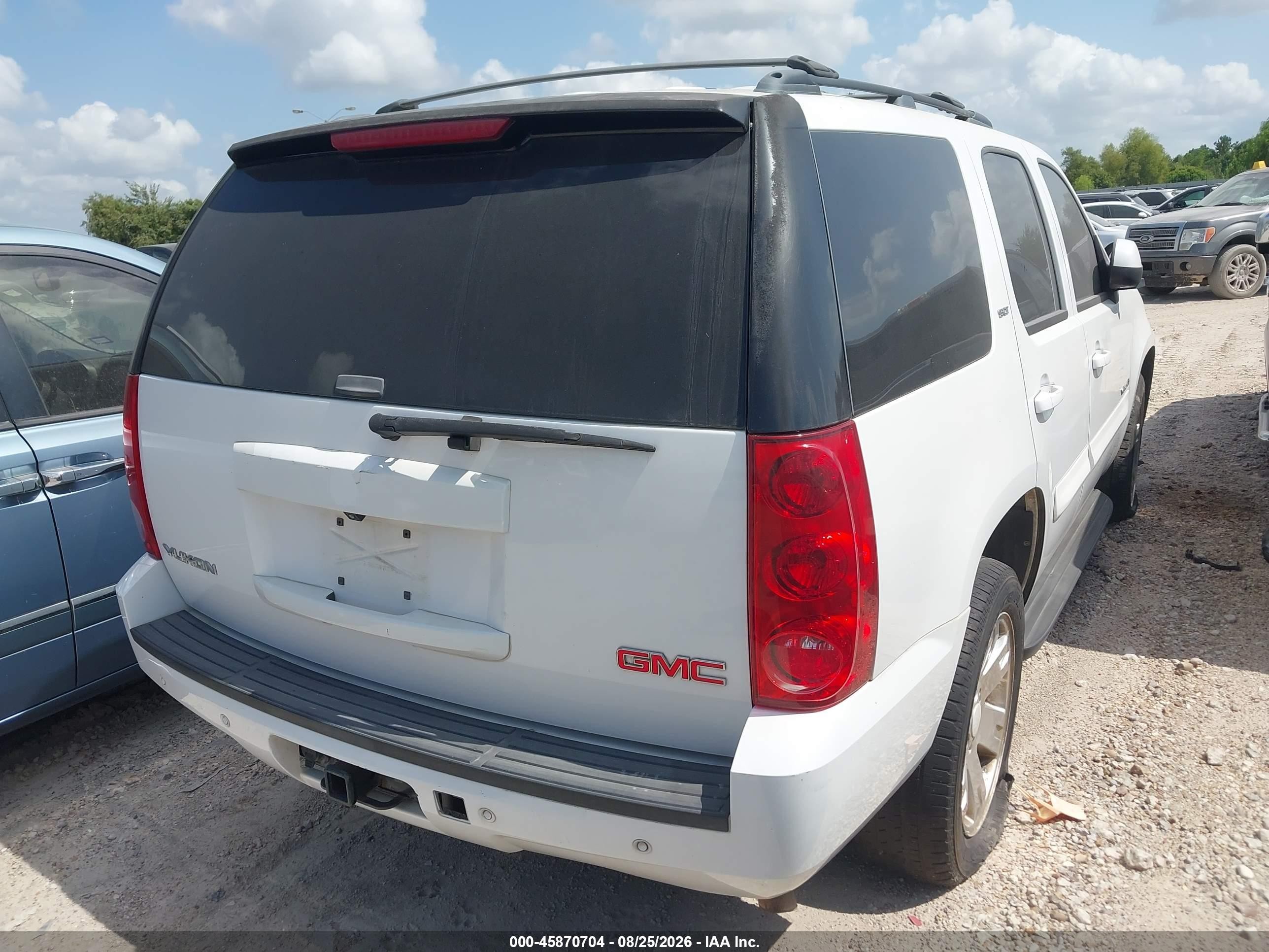 2009 Gmc Yukon Slt2 White vin: 1GKFC33J49R162265