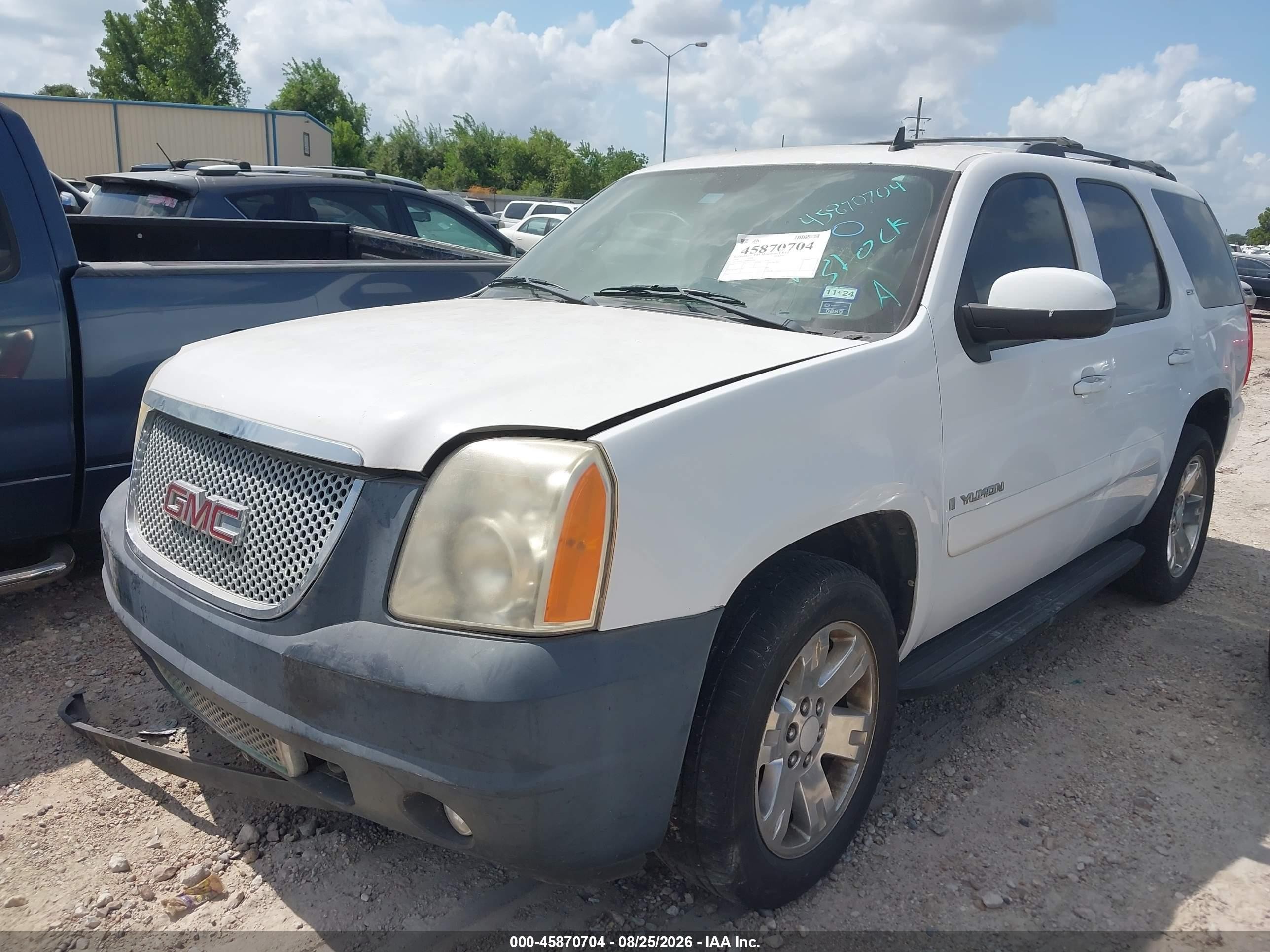 2009 Gmc Yukon Slt2 White vin: 1GKFC33J49R162265