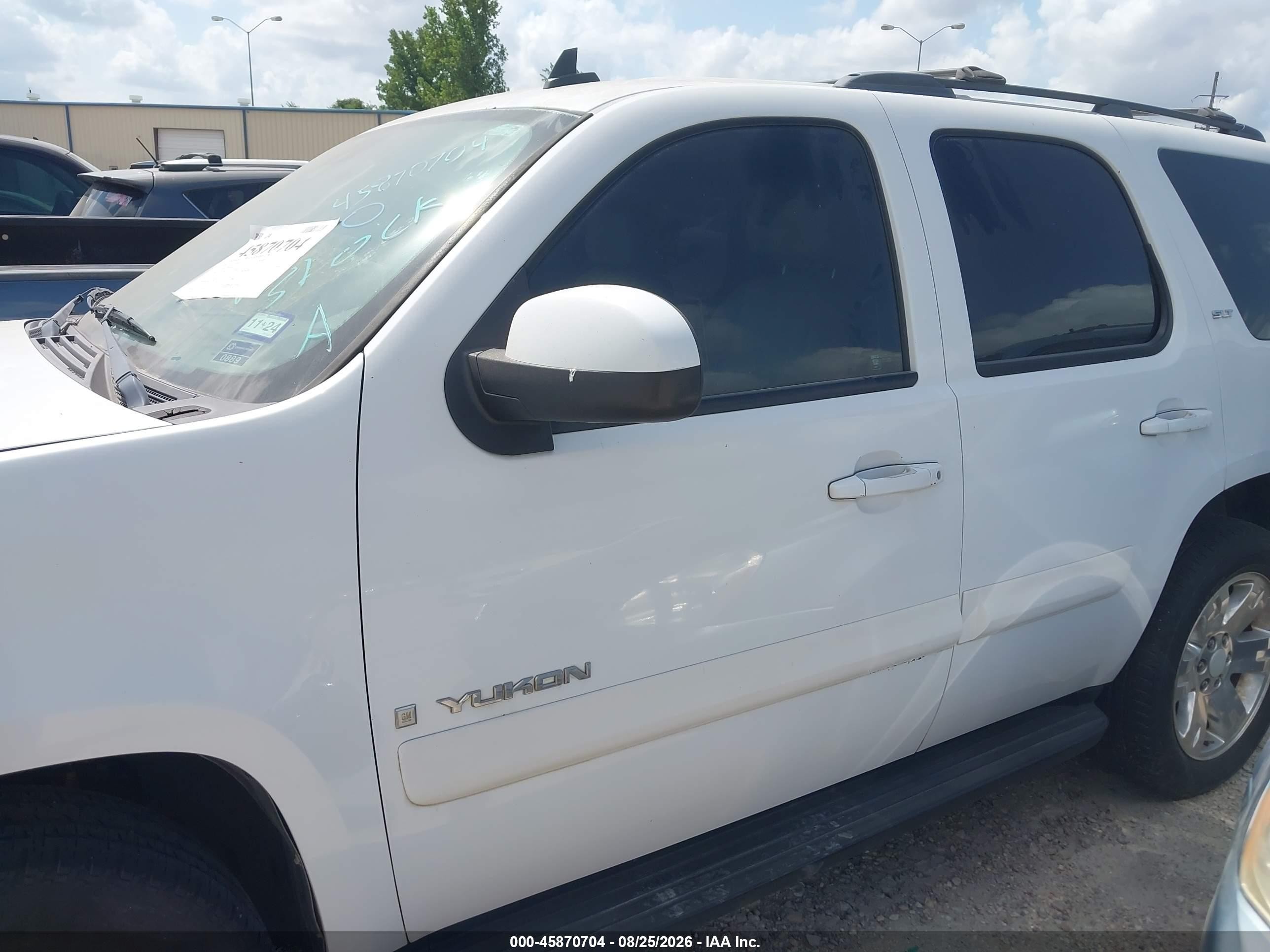 2009 Gmc Yukon Slt2 White vin: 1GKFC33J49R162265