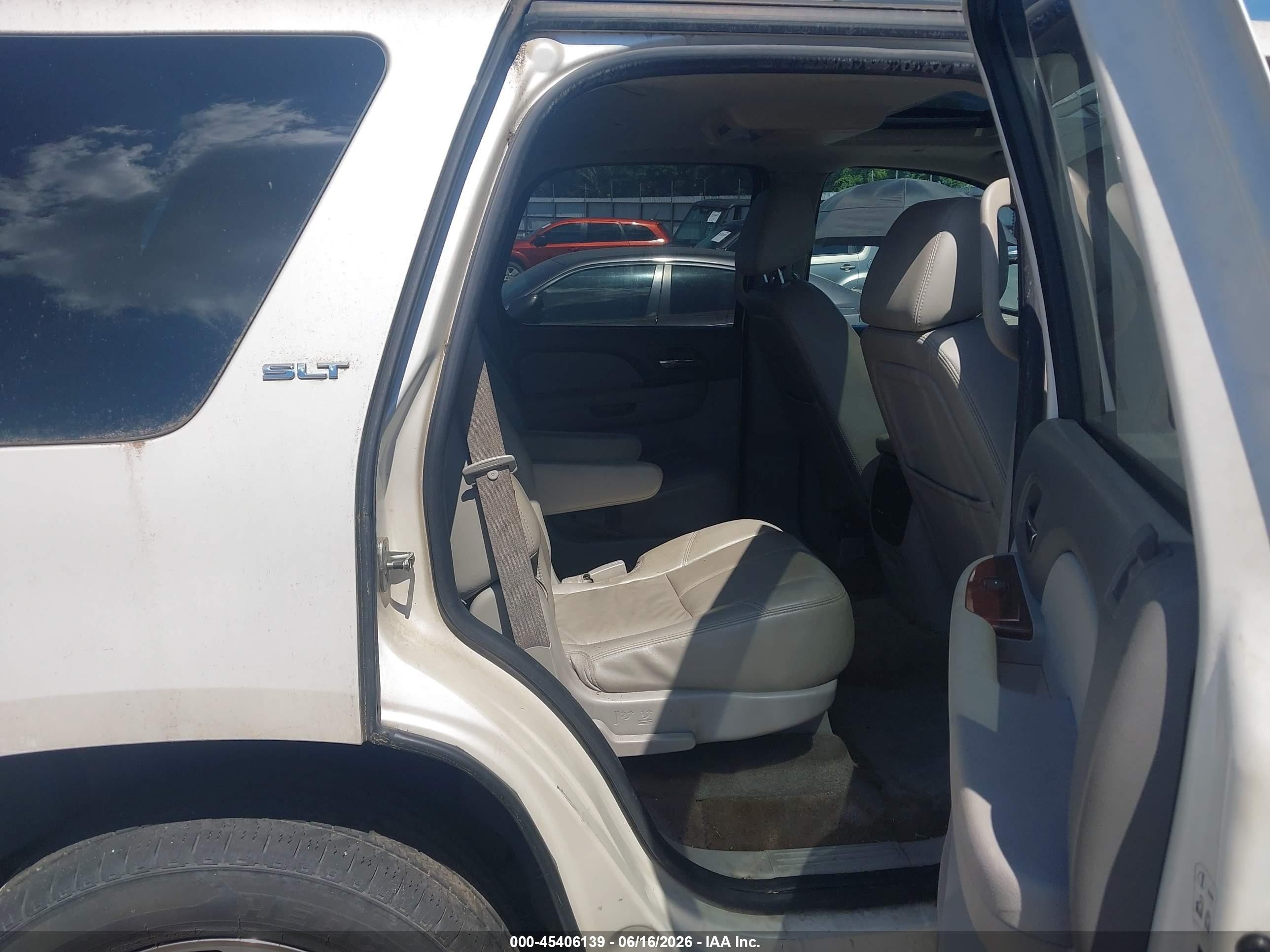 2009 Gmc Yukon Slt2 White vin: 1GKFC33JX9R299761