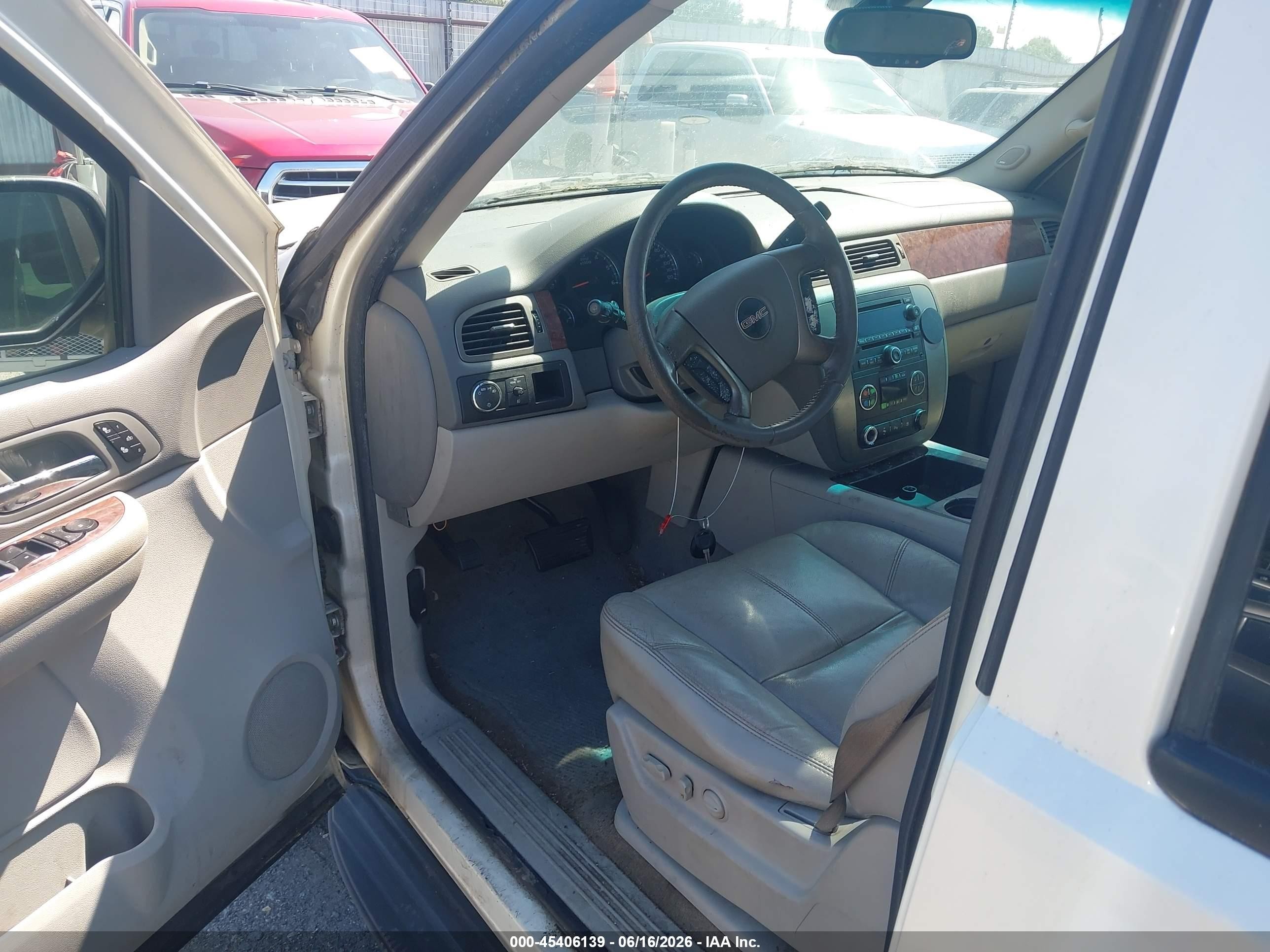2009 Gmc Yukon Slt2 White vin: 1GKFC33JX9R299761