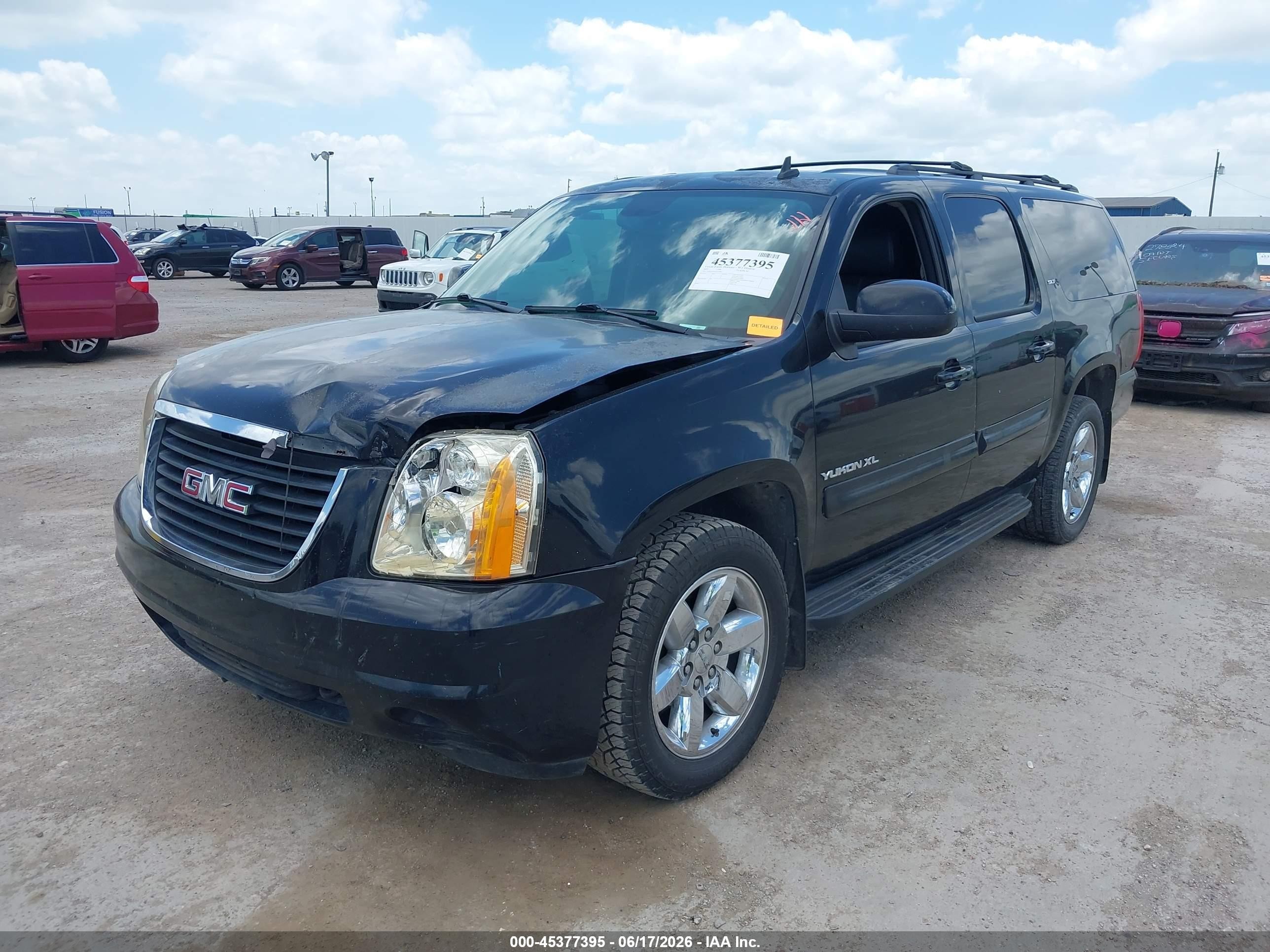 2009 Gmc Yukon Xl Slt W/4sb Black vin: 1GKFC36019J121982
