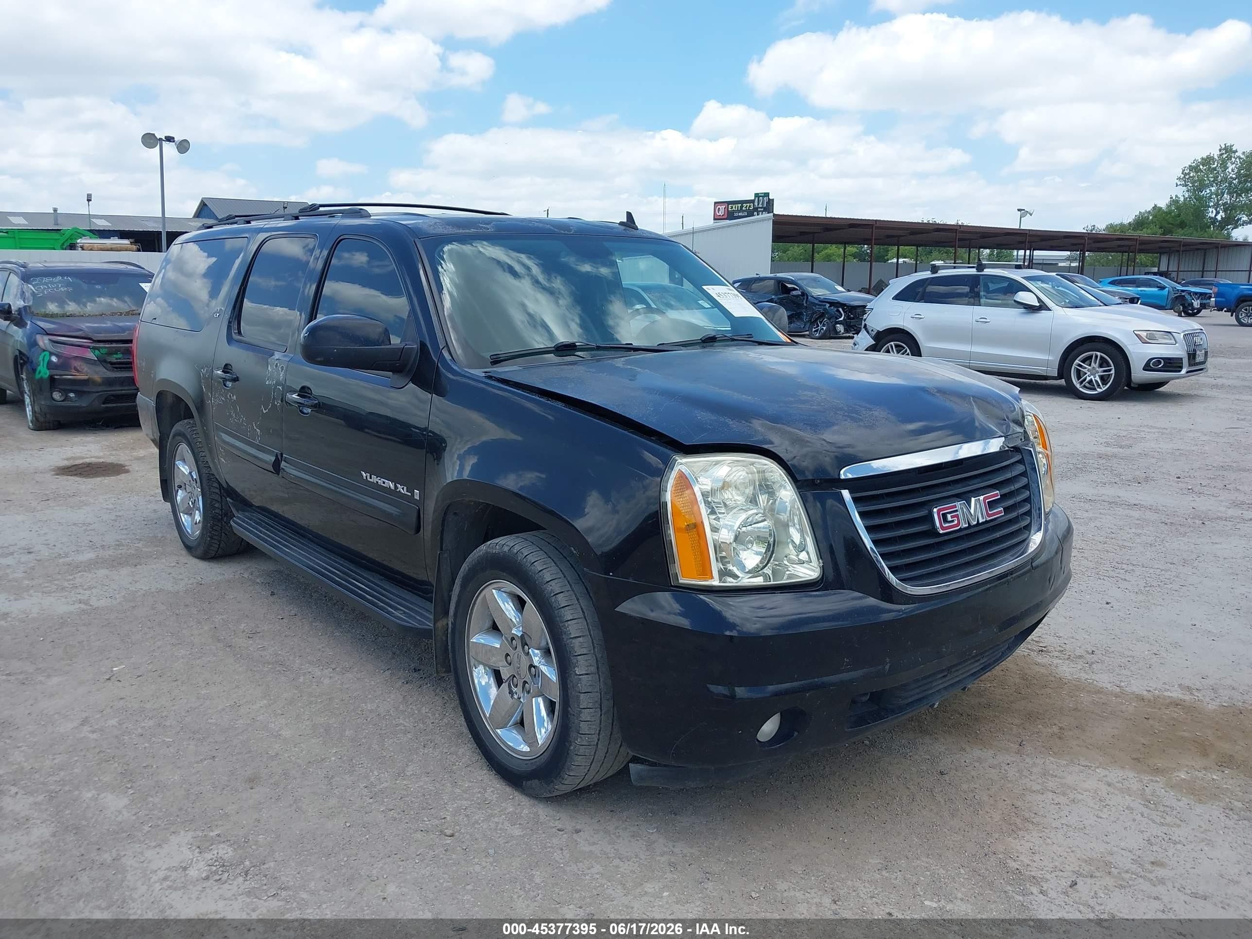 2009 Gmc Yukon Xl Slt W/4sb Black vin: 1GKFC36019J121982