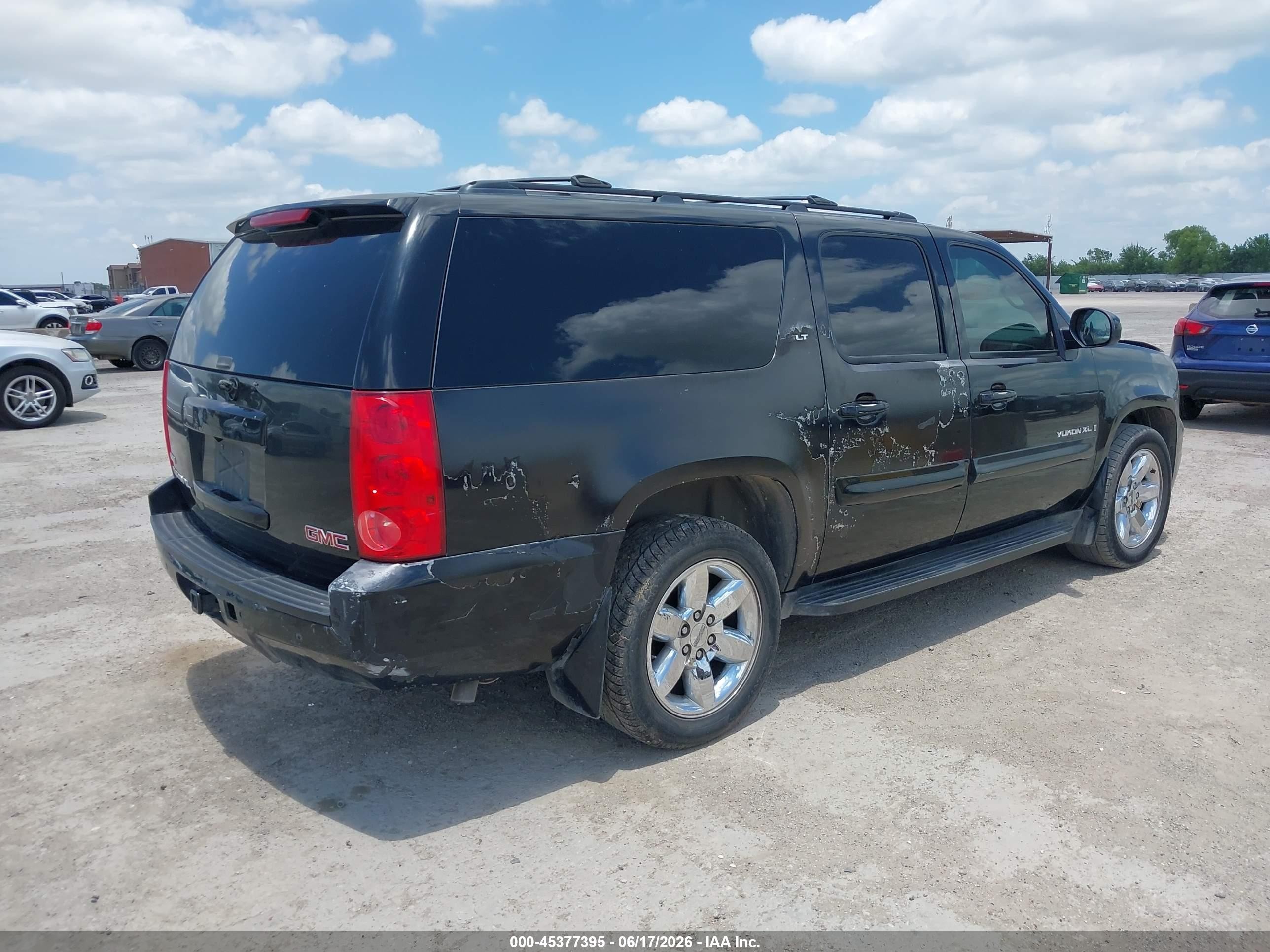 2009 Gmc Yukon Xl Slt W/4sb Black vin: 1GKFC36019J121982