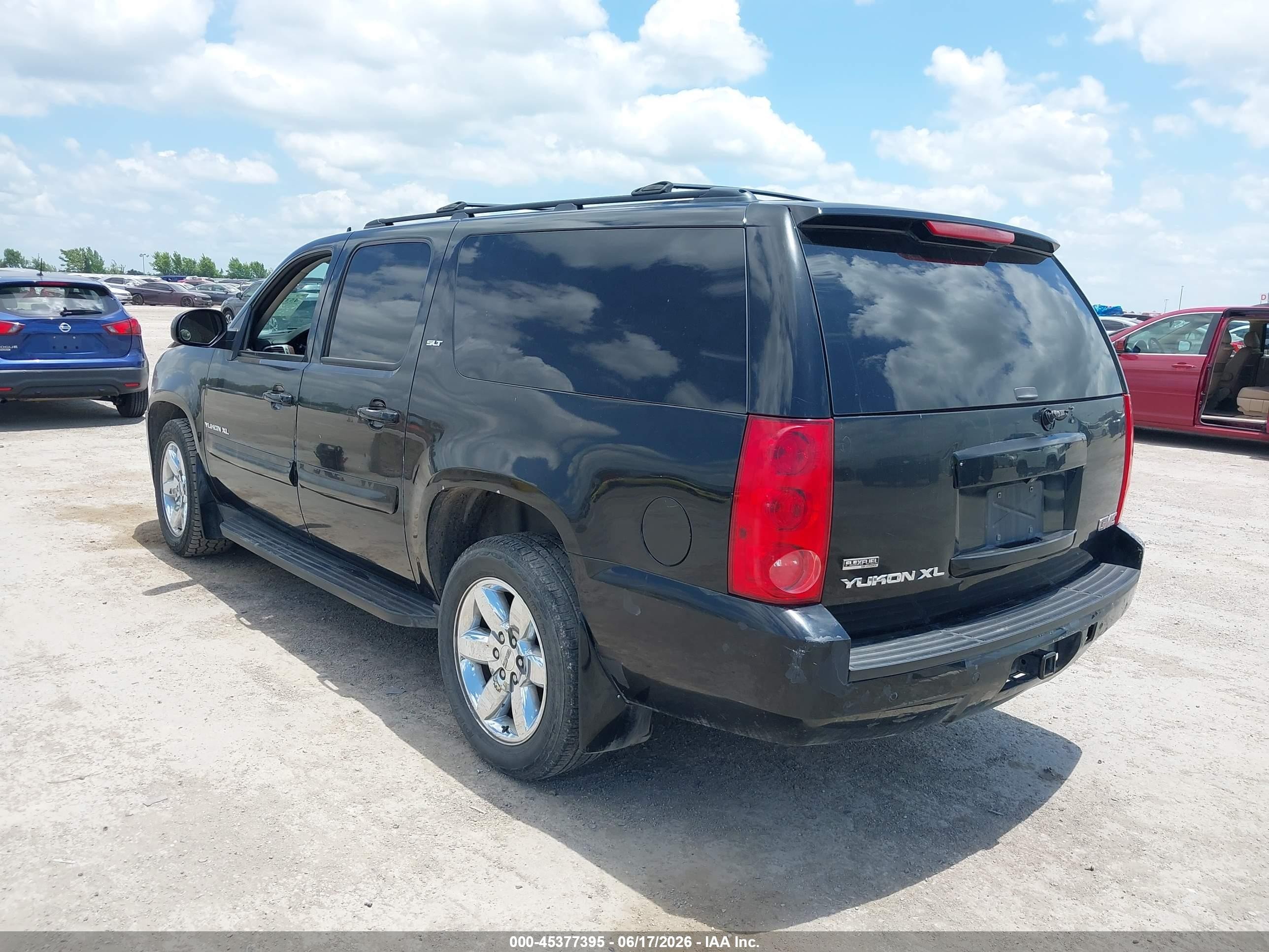 2009 Gmc Yukon Xl Slt W/4sb Black vin: 1GKFC36019J121982