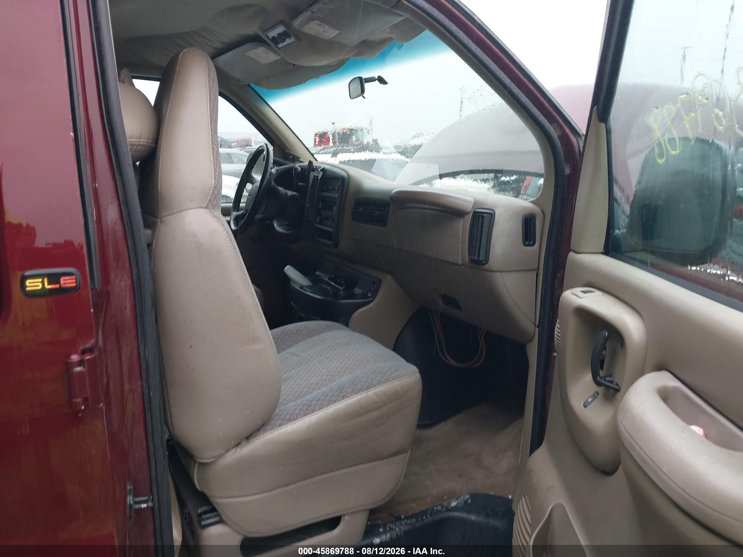 2002 Gmc Savana Passenger Standard Темно-бордовый vin: 1GKFG15M021214141