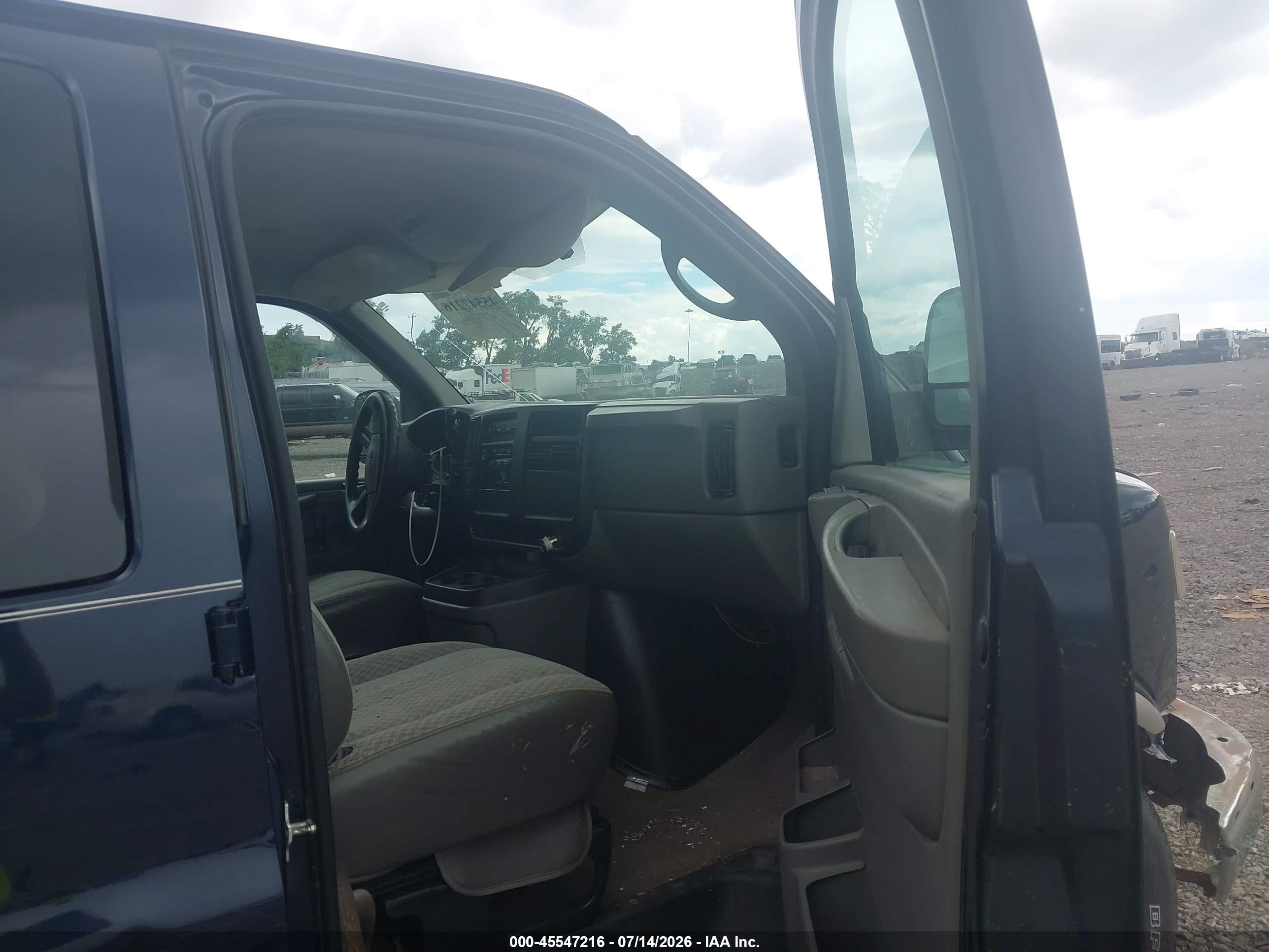 2005 Gmc Savana Passenger Standard Blue vin: 1GKFG15T451107721