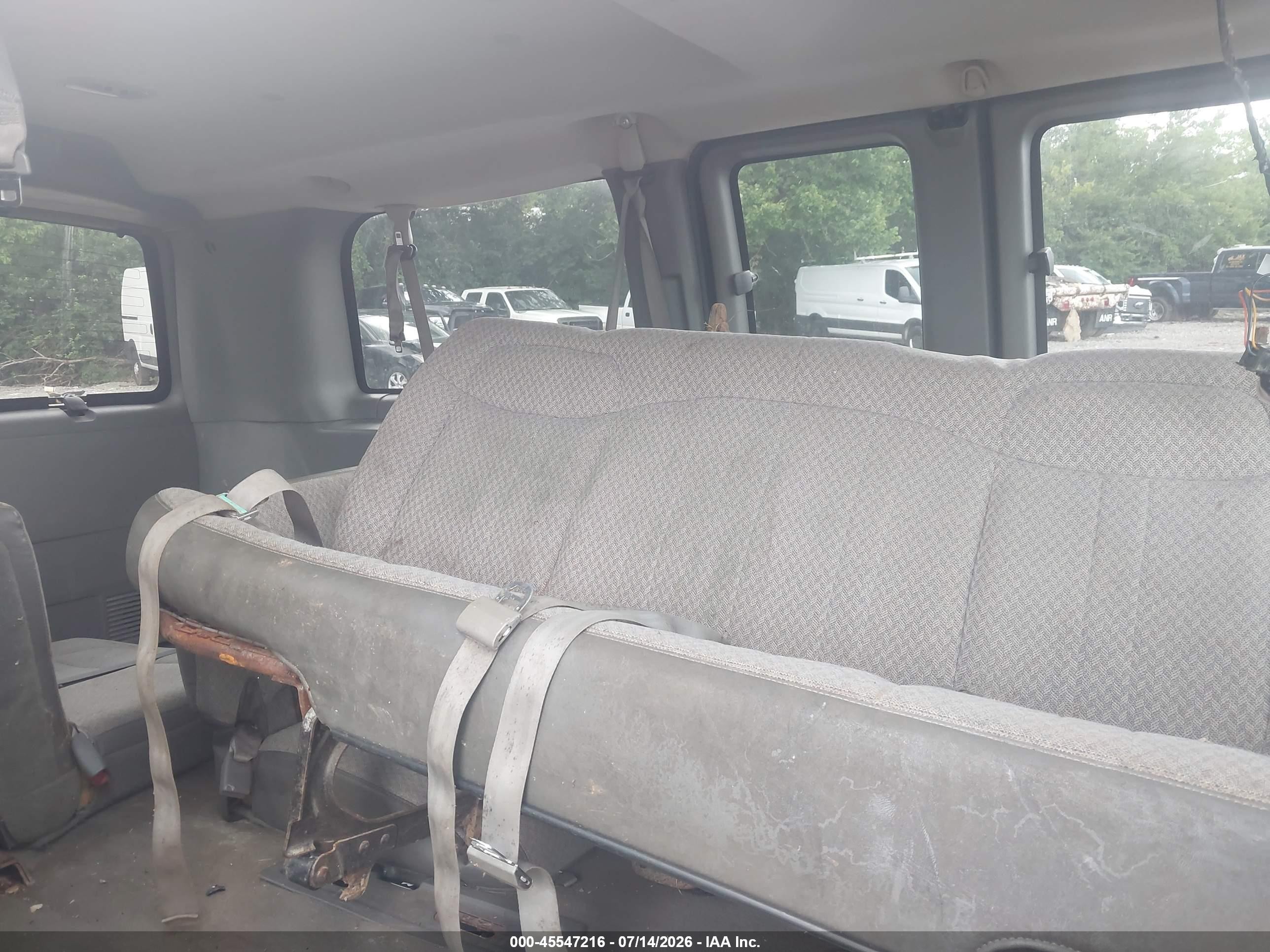 2005 Gmc Savana Passenger Standard Blue vin: 1GKFG15T451107721