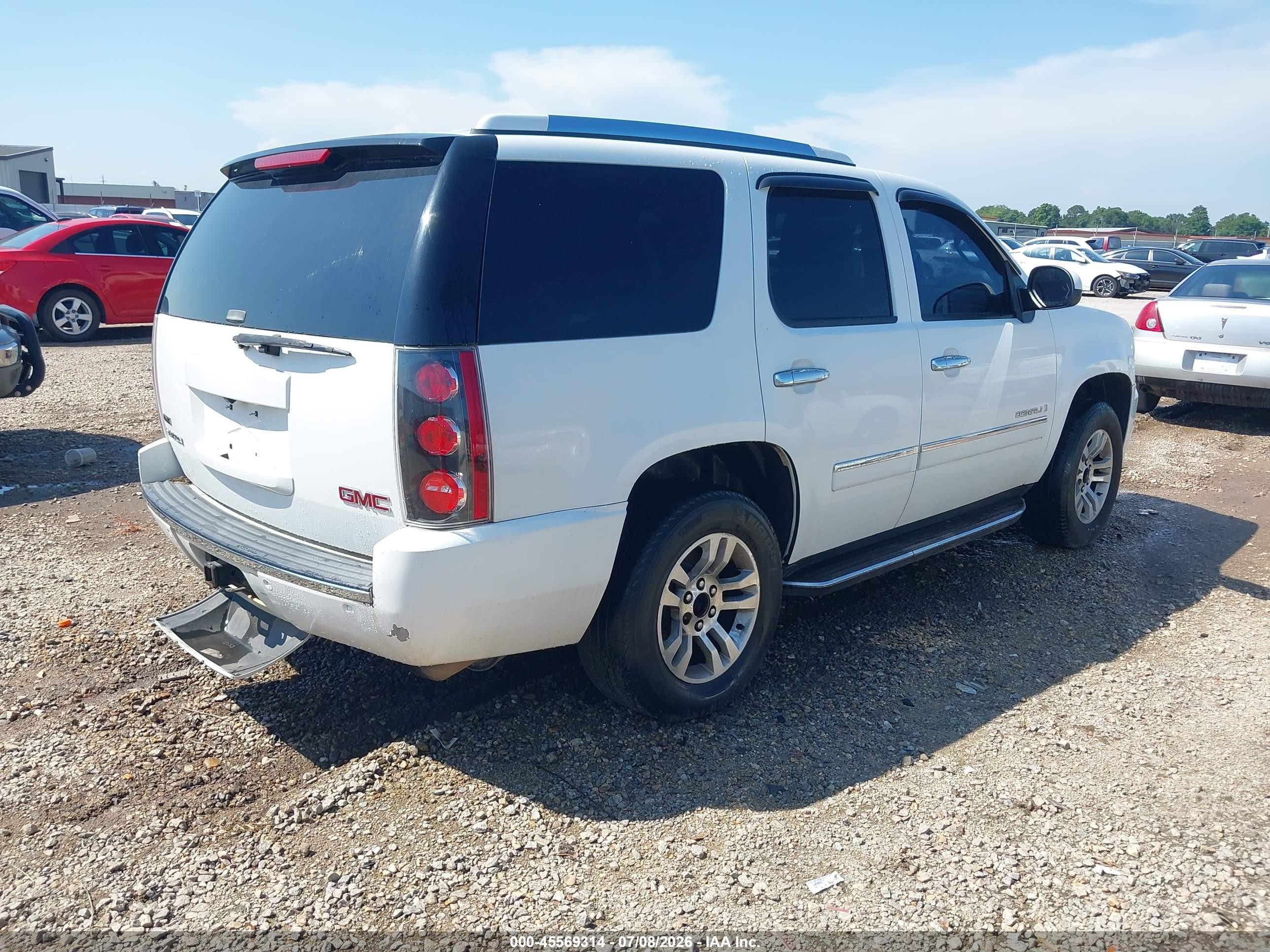 2009 Gmc Yukon Denali Denali White vin: 1GKFK03209R129824