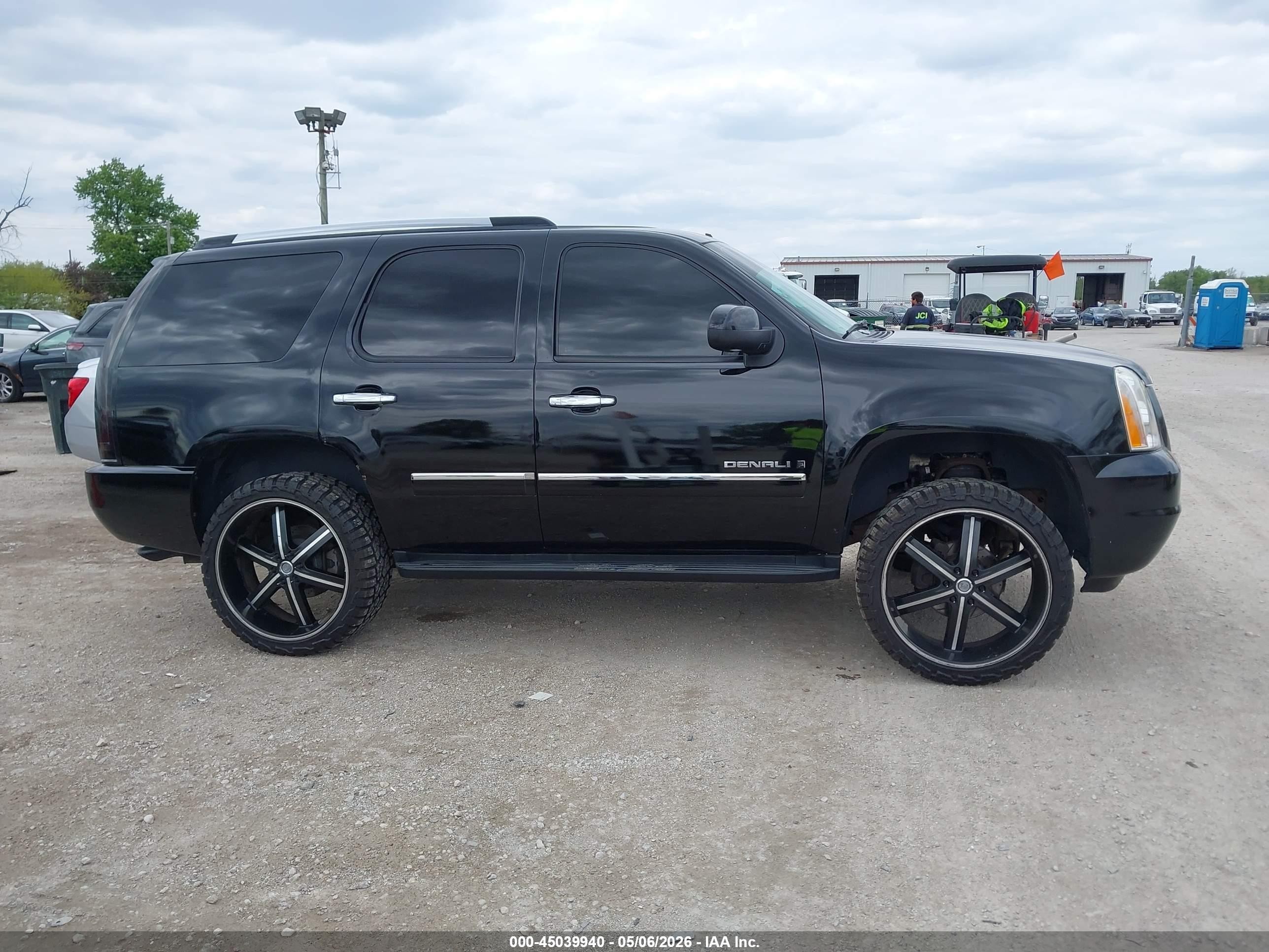 2009 Gmc Yukon Denali Black vin: 1GKFK03239J112885