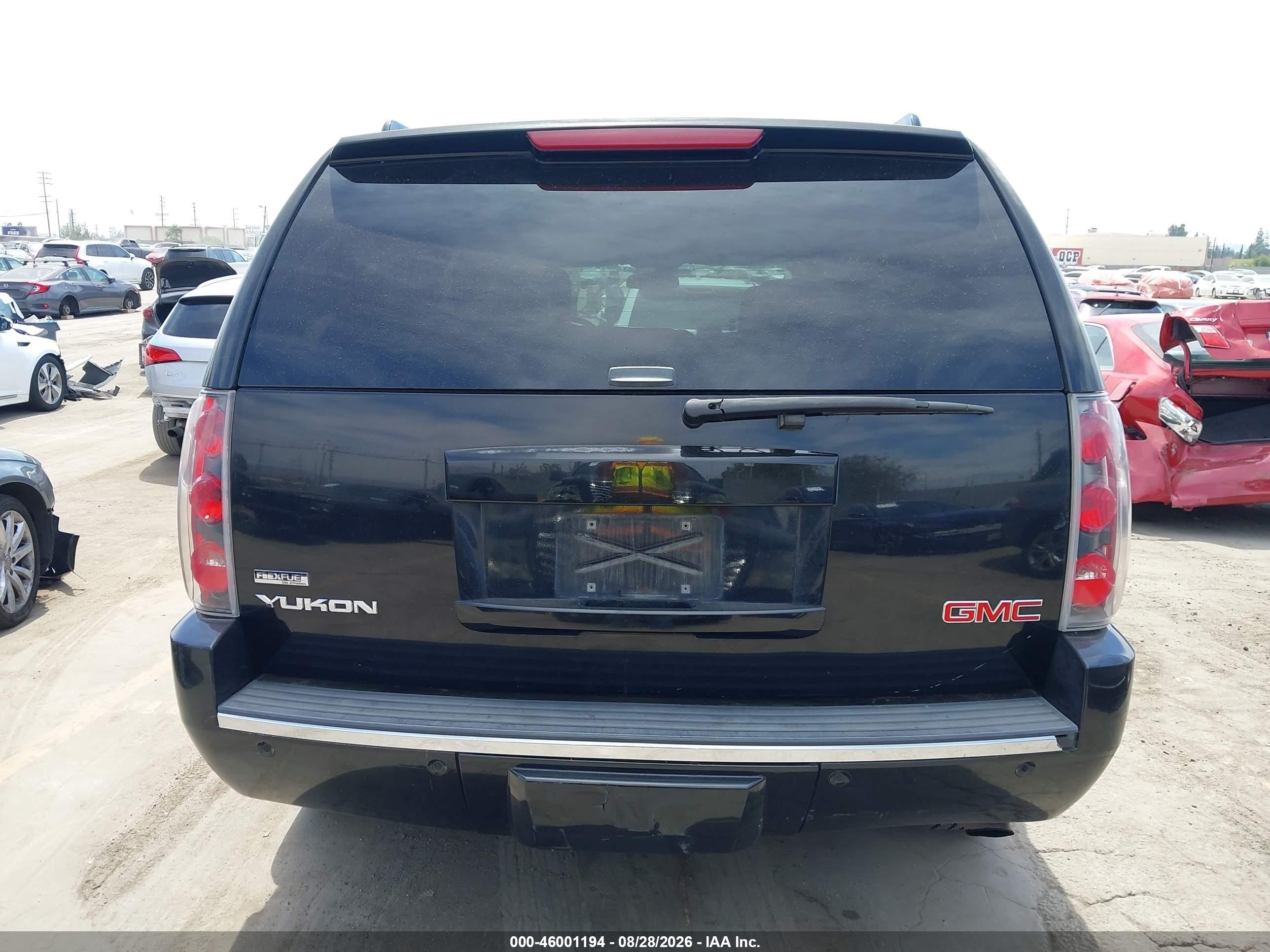 2009 Gmc Yukon Denali Черный vin: 1GKFK03249R177861