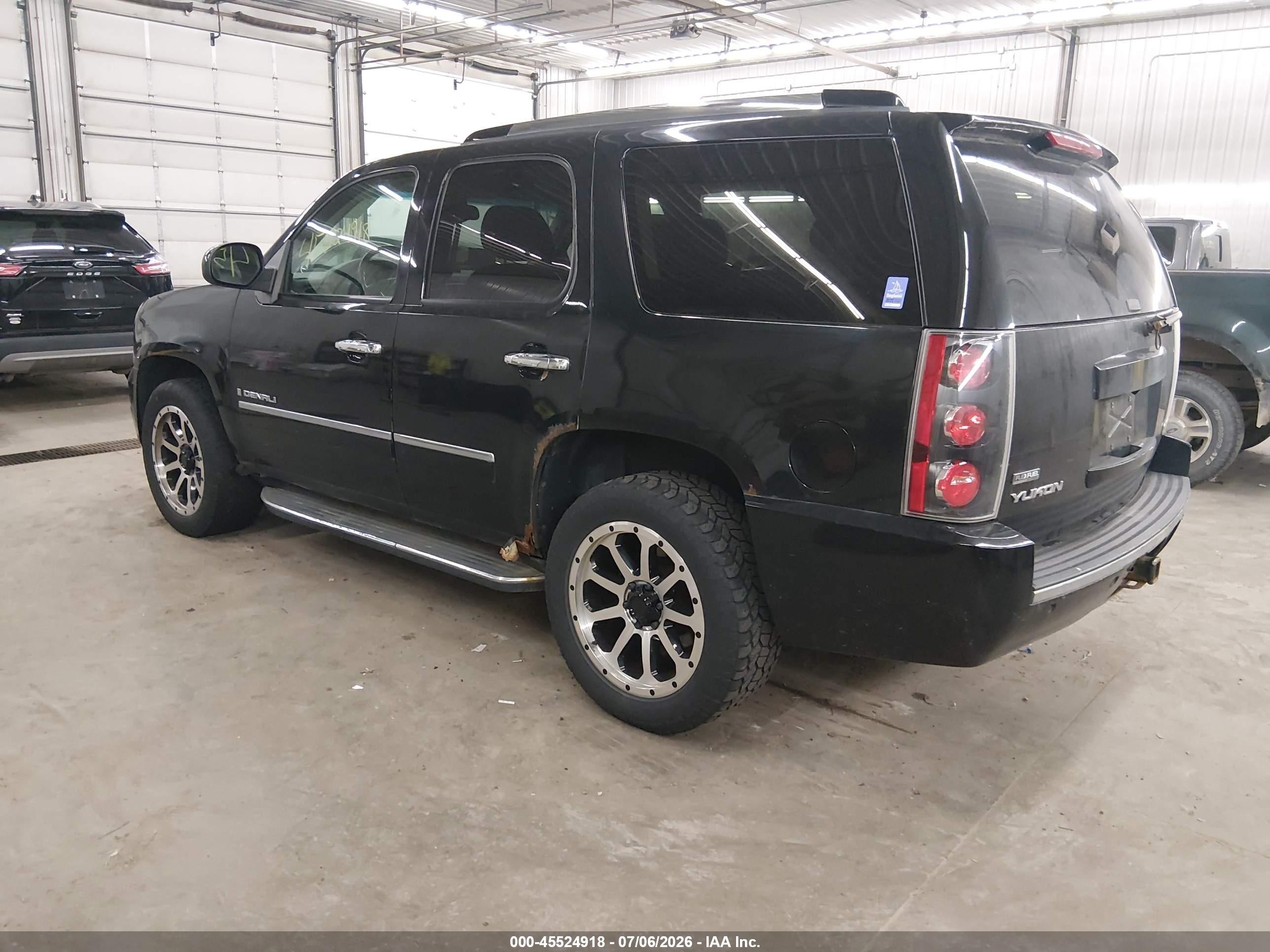 2009 Gmc Yukon Denali Denali Black vin: 1GKFK03289R253968