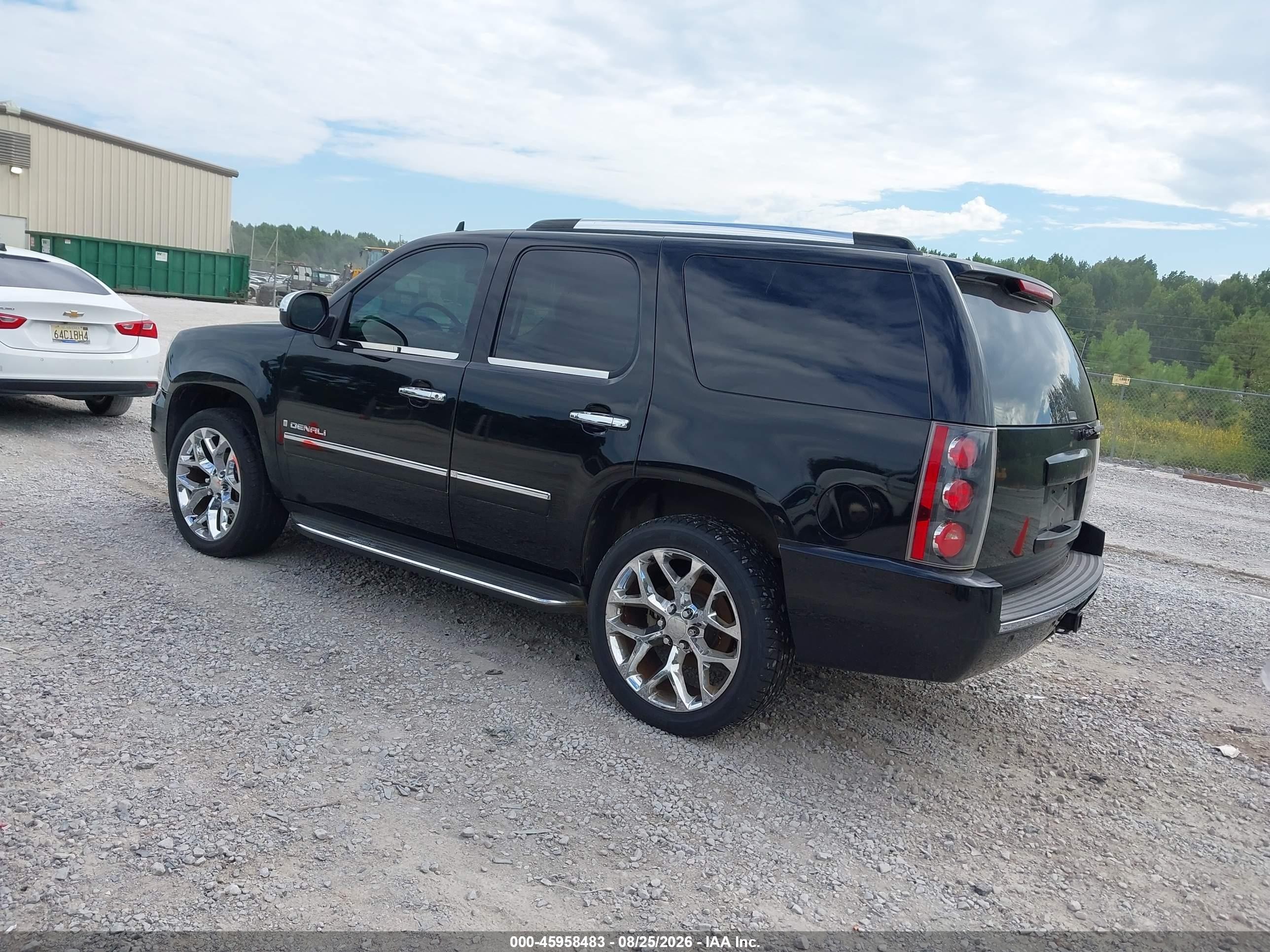 2009 Gmc Yukon Denali Black vin: 1GKFK03289R260547