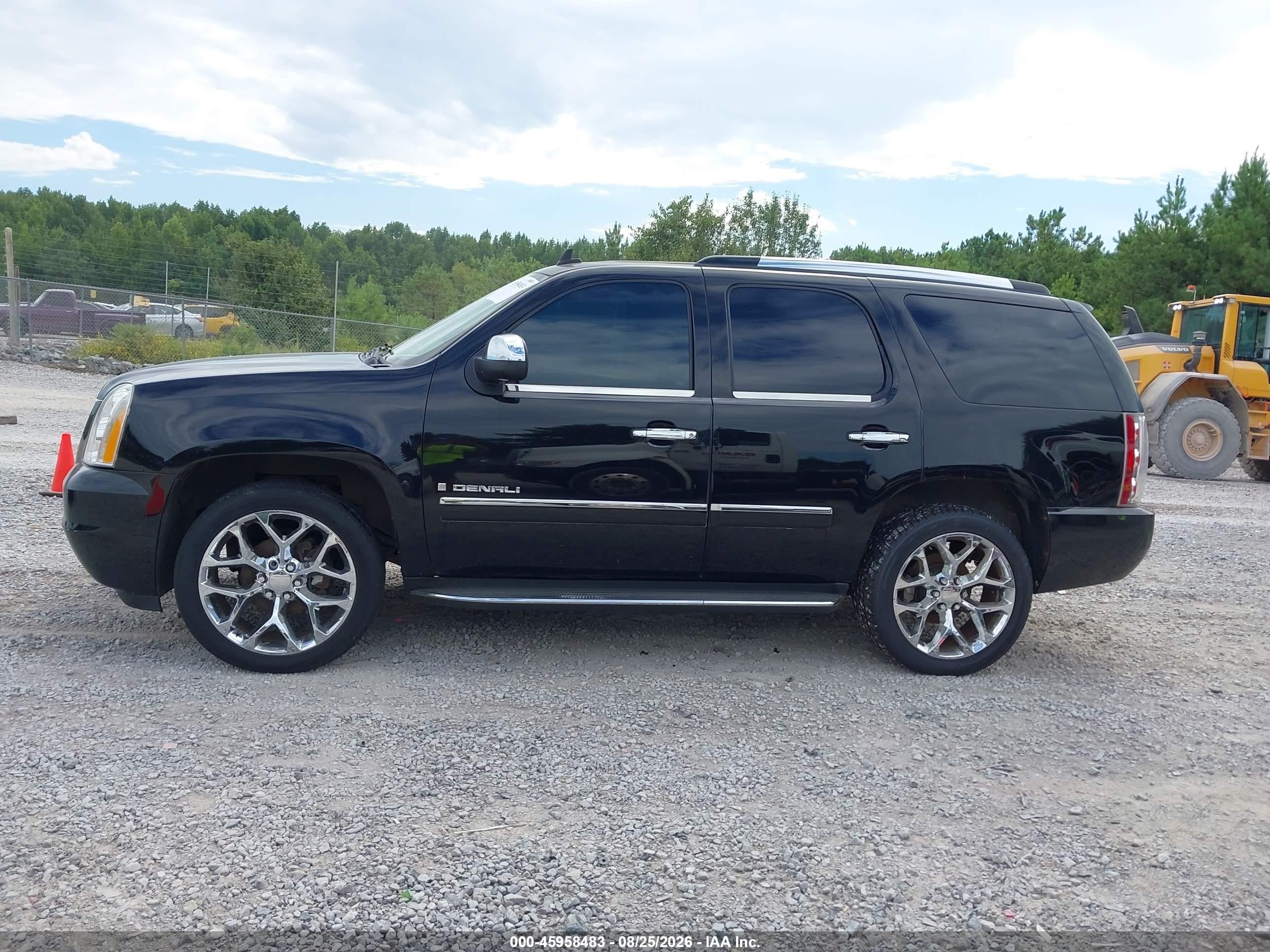 2009 Gmc Yukon Denali Black vin: 1GKFK03289R260547