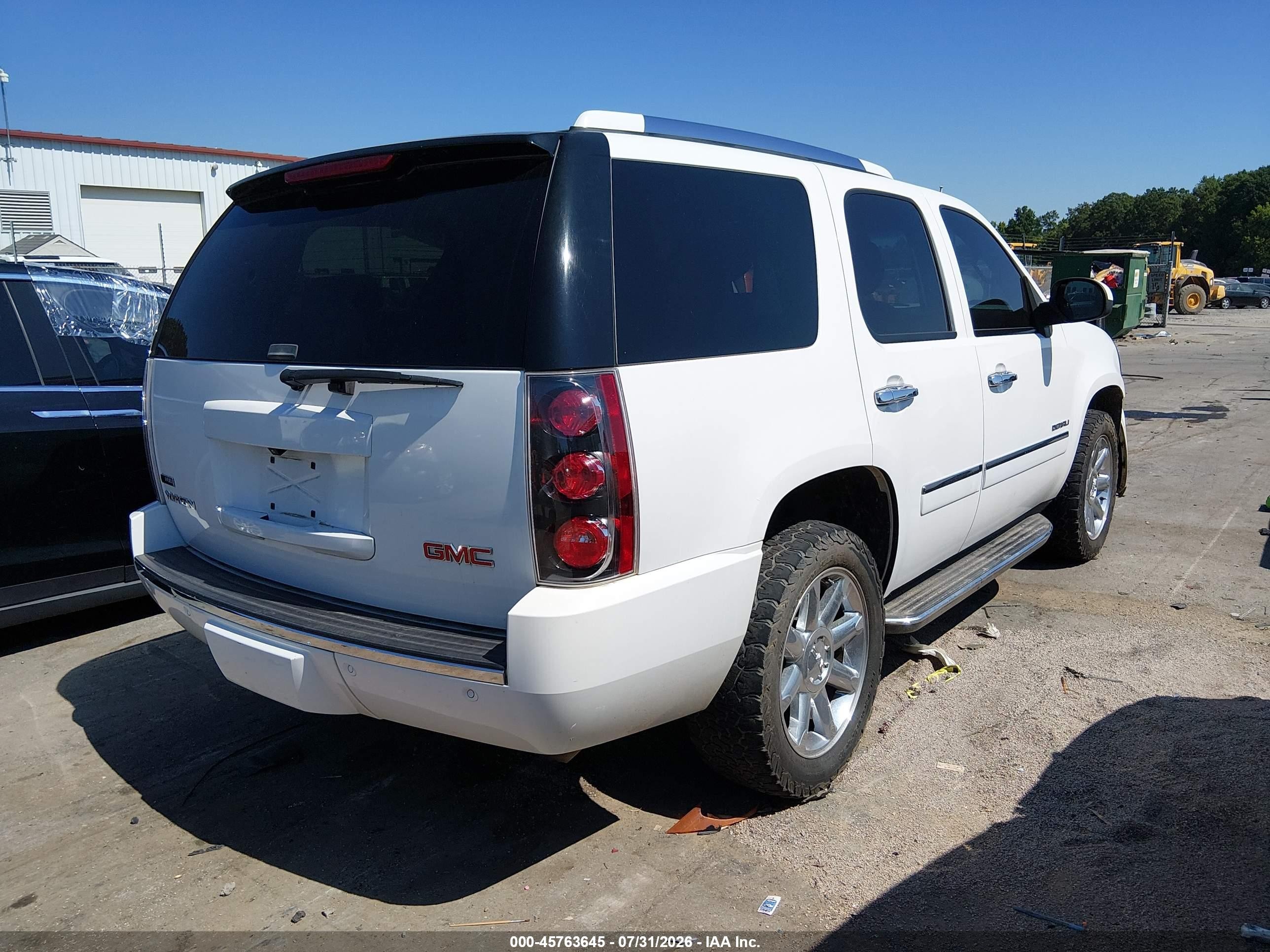 2009 Gmc Yukon Denali Denali White vin: 1GKFK03289R298070