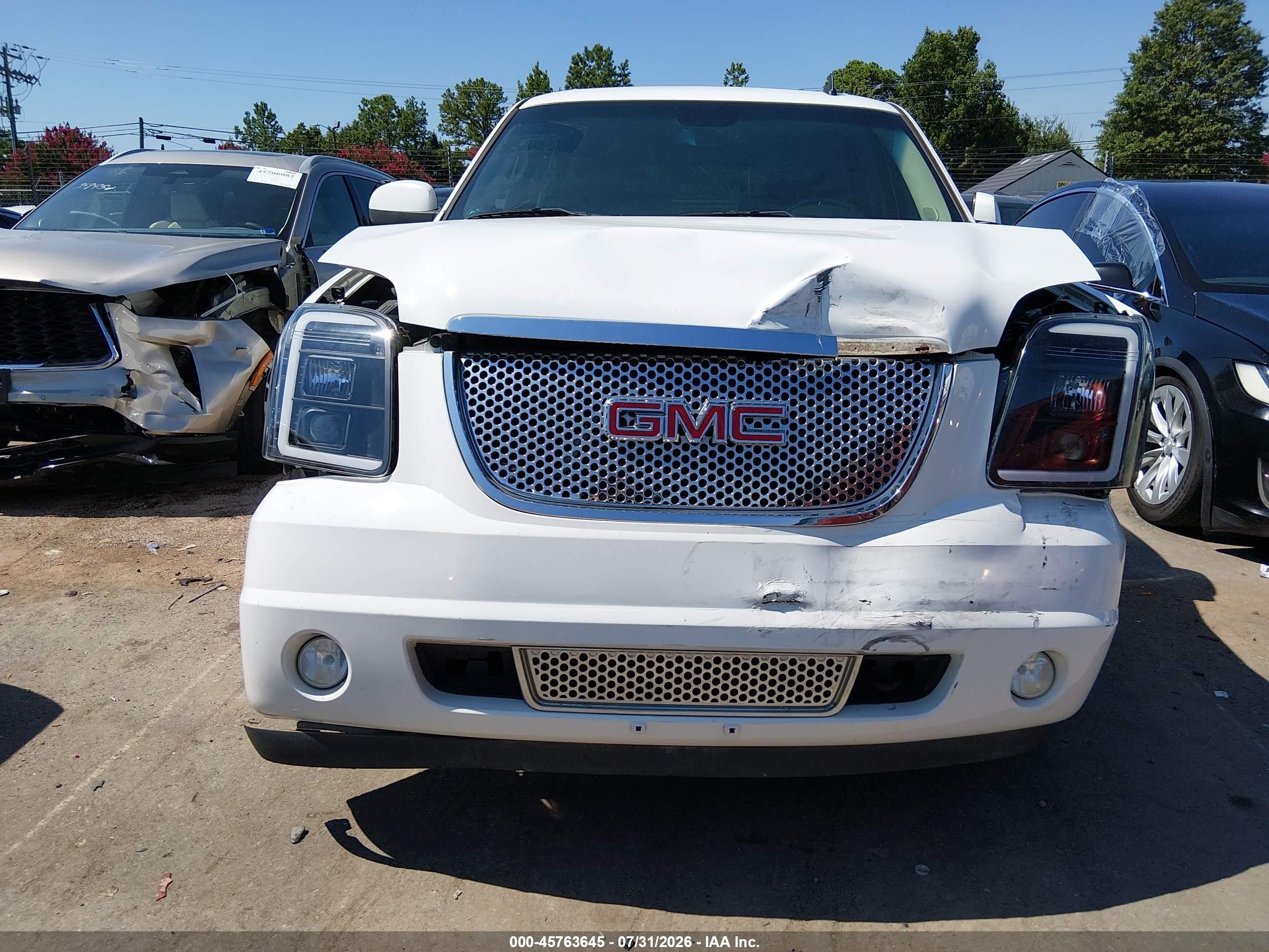 2009 Gmc Yukon Denali Denali White vin: 1GKFK03289R298070