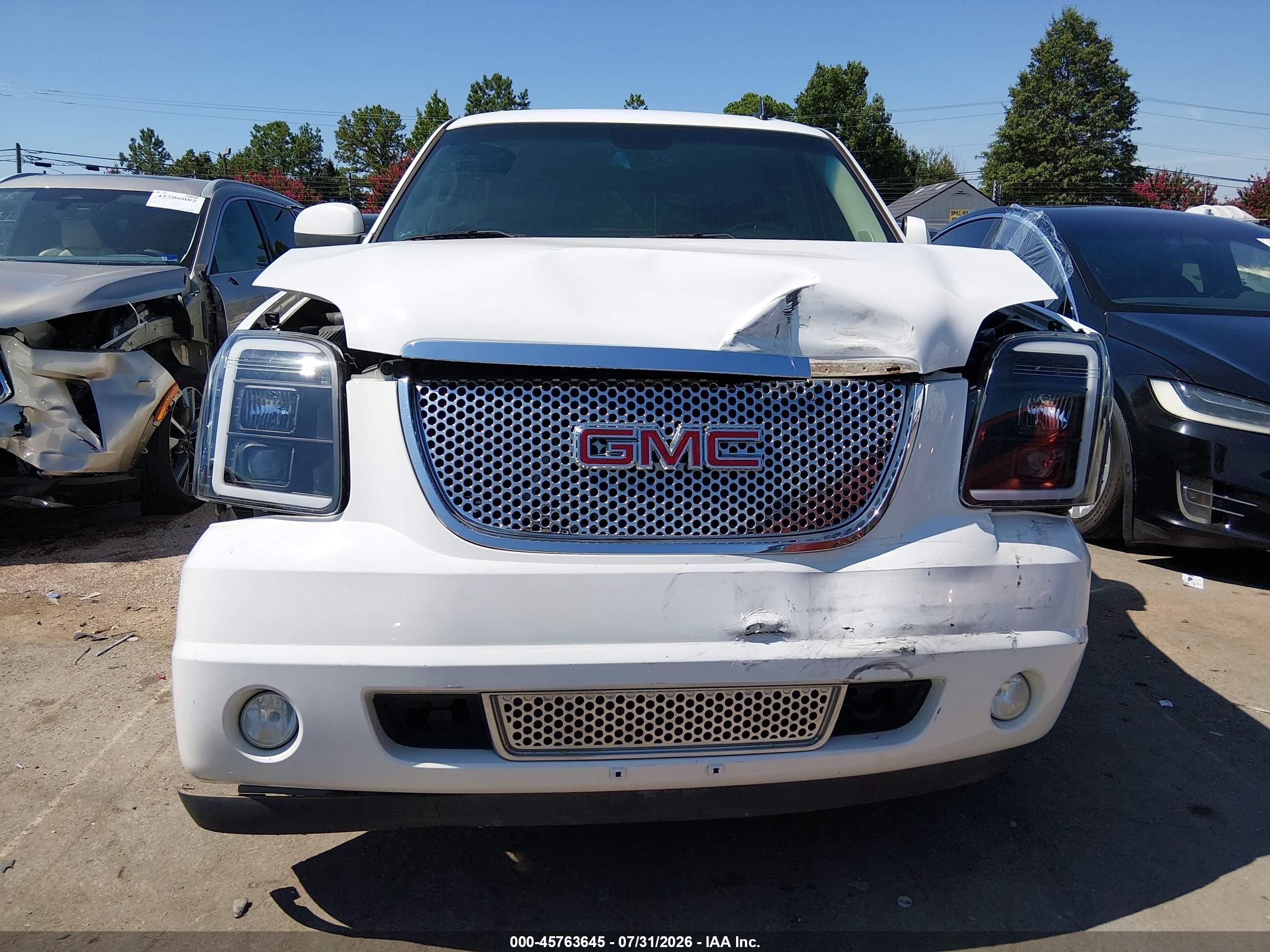 2009 Gmc Yukon Denali Denali White vin: 1GKFK03289R298070