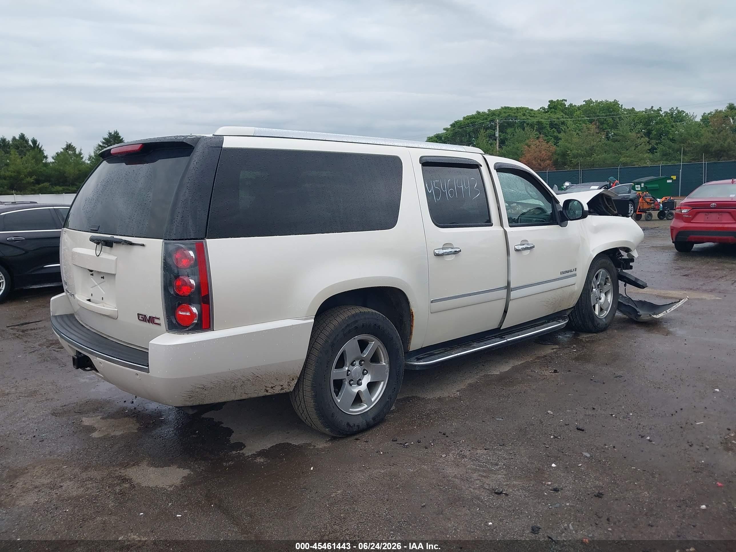 2009 Gmc Yukon Xl Denali Denali White vin: 1GKFK06209R177867