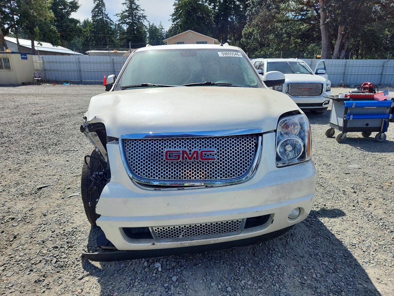 2009 Gmc Yukon Xl Denali White vin: 1GKFK06209R209541