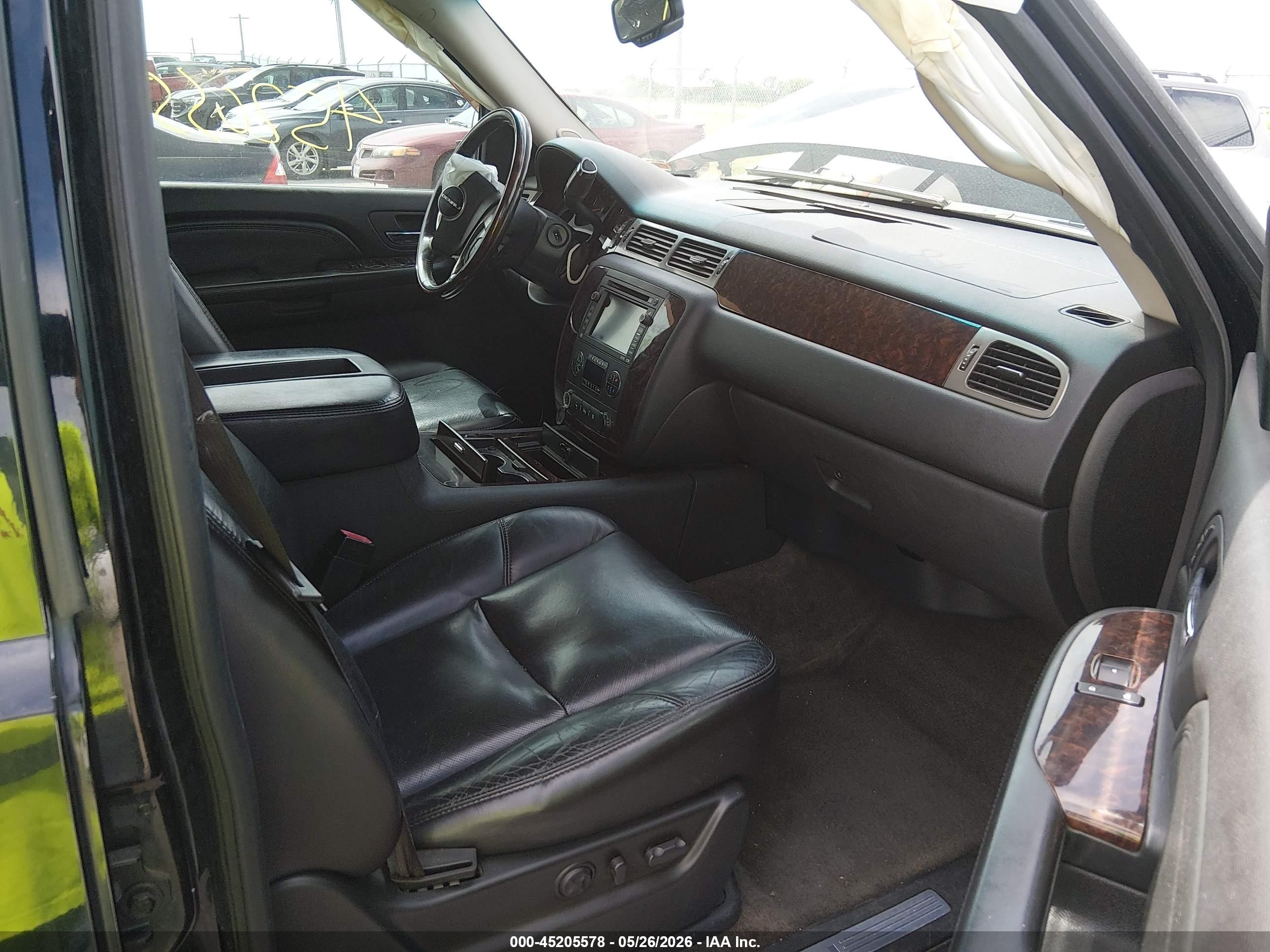2009 Gmc Yukon Xl 1500 Denali Black vin: 1GKFK062X9R155276