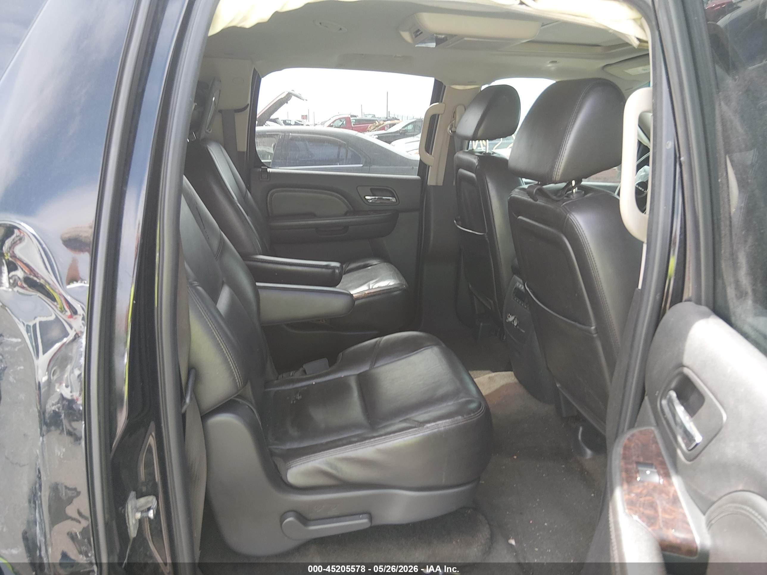 2009 Gmc Yukon Xl 1500 Denali Black vin: 1GKFK062X9R155276
