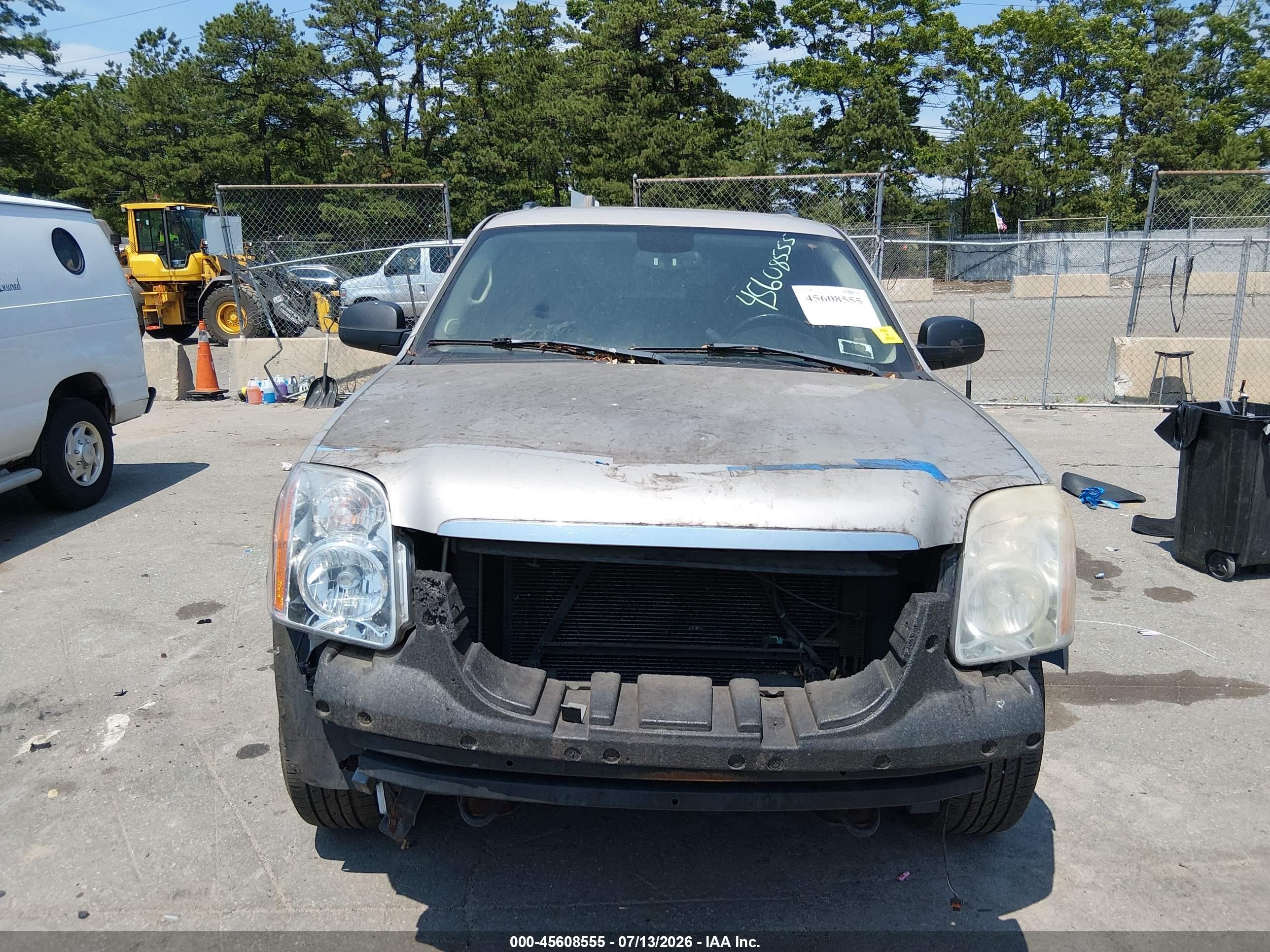 2007 Gmc Yukon Sle Gray vin: 1GKFK13007J341333