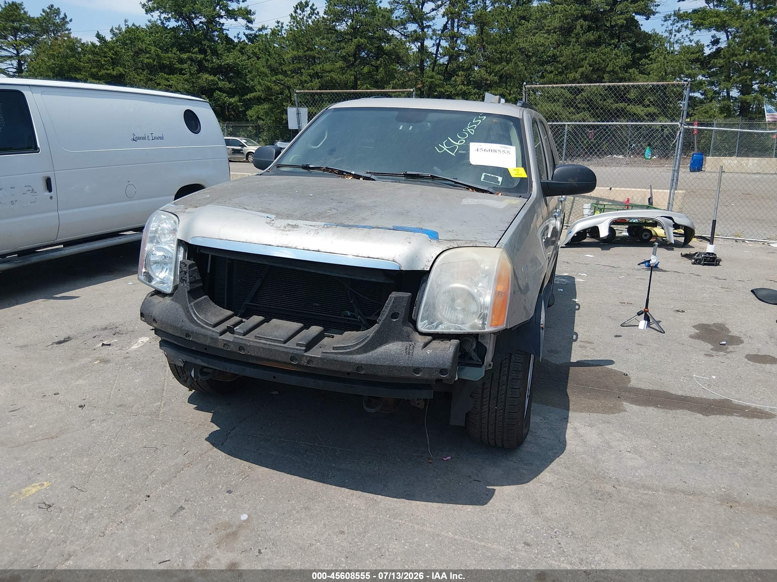 2007 Gmc Yukon Sle Gray vin: 1GKFK13007J341333