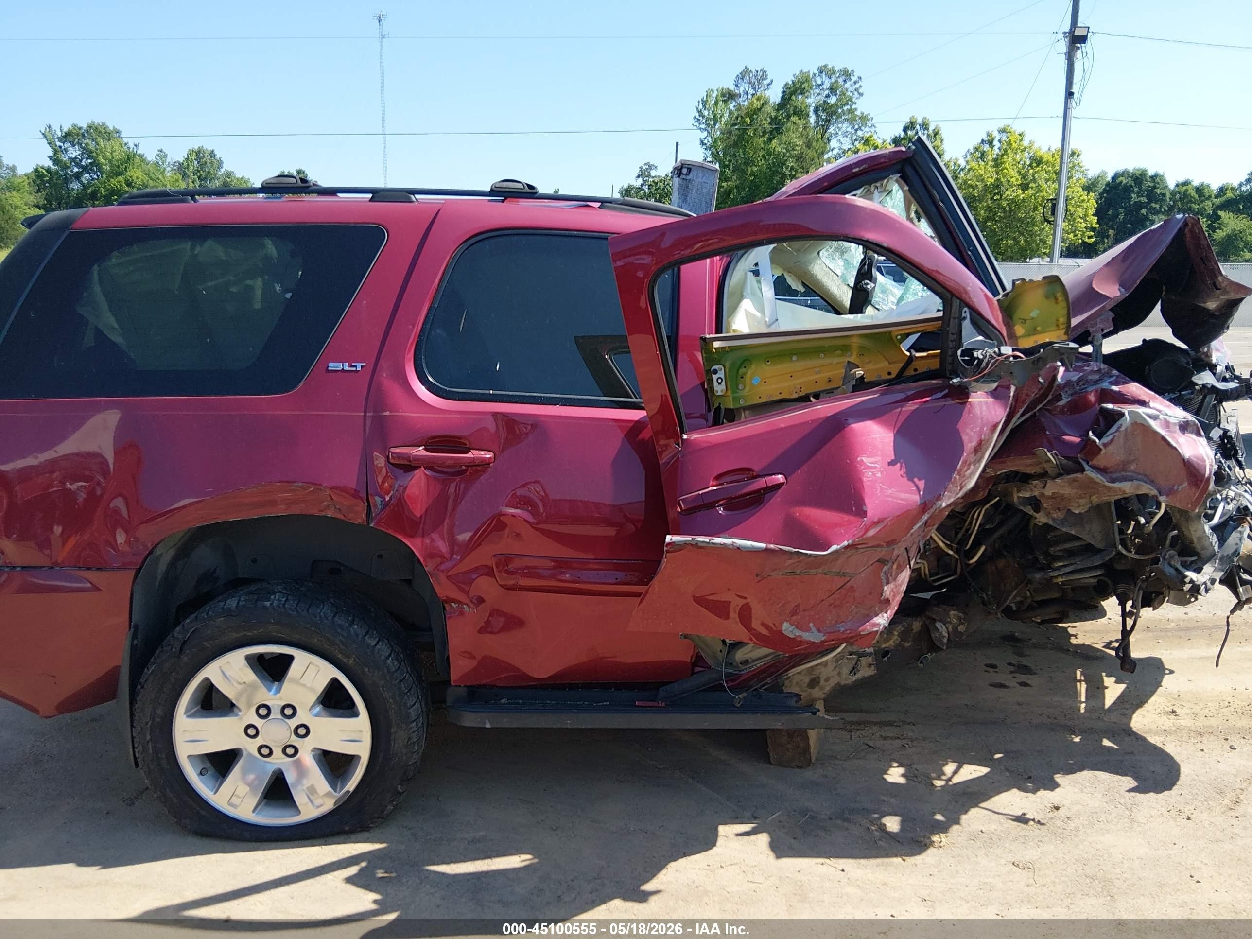 2007 Gmc Yukon Slt Burgundy vin: 1GKFK13007R187966