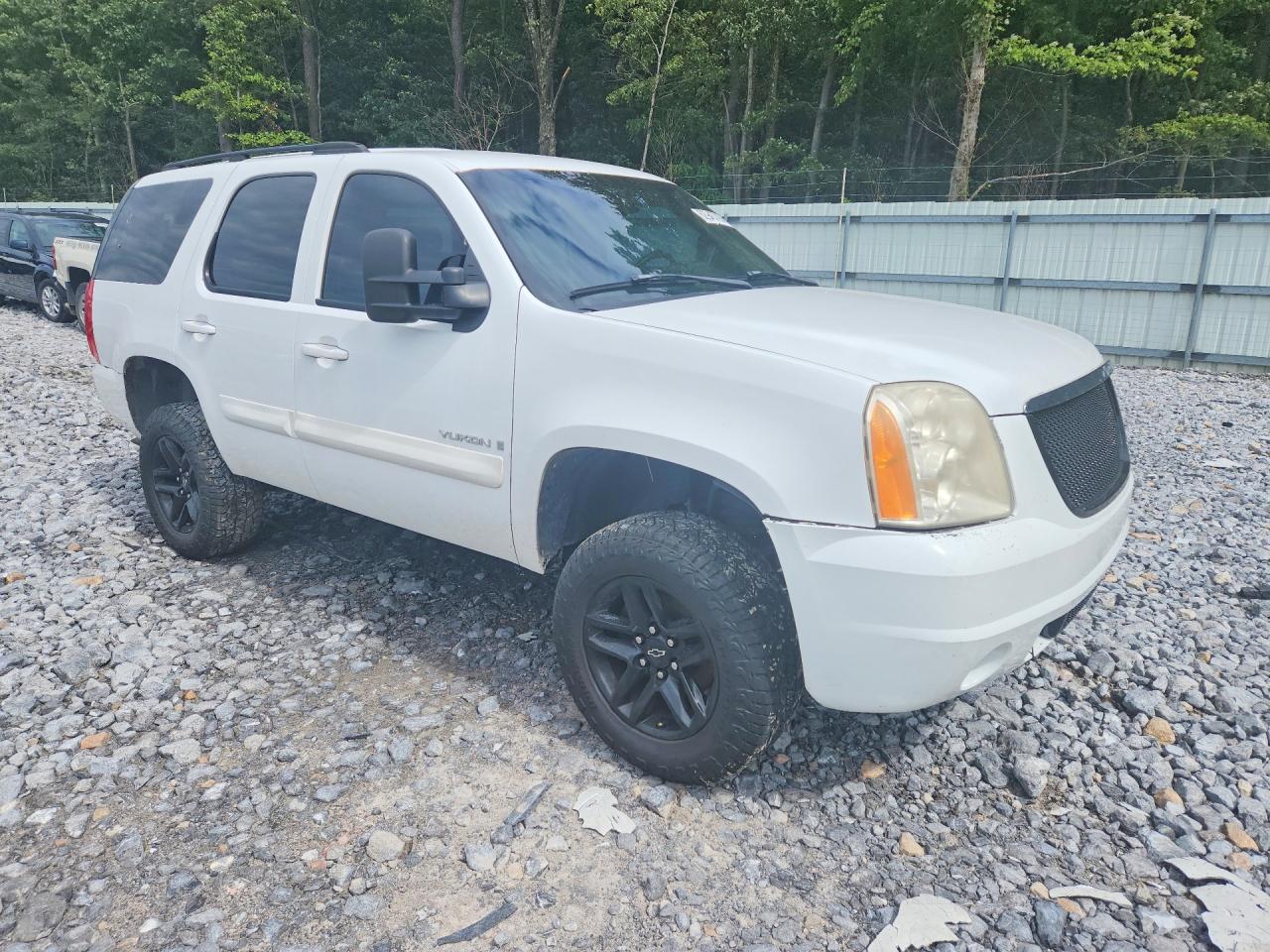 2007 Gmc Yukon White vin: 1GKFK13007R261046