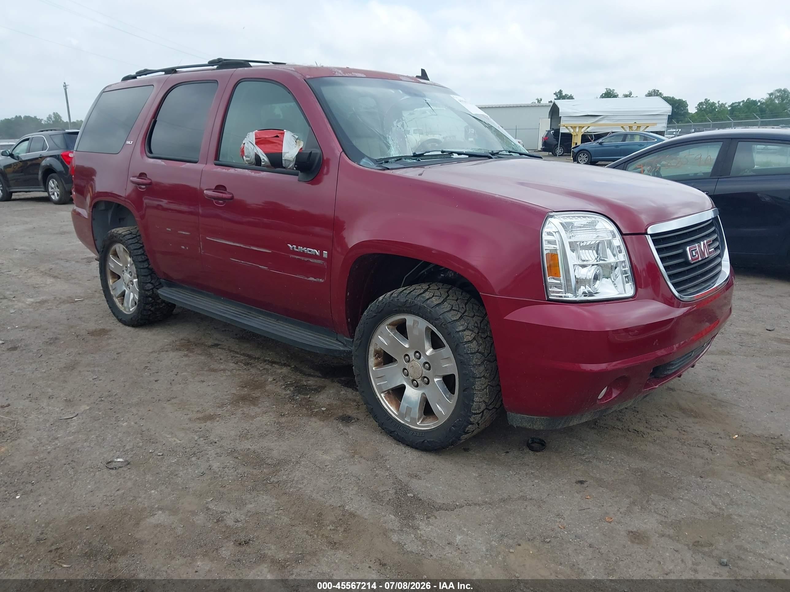 2007 Gmc Yukon Slt Red vin: 1GKFK13017J145322