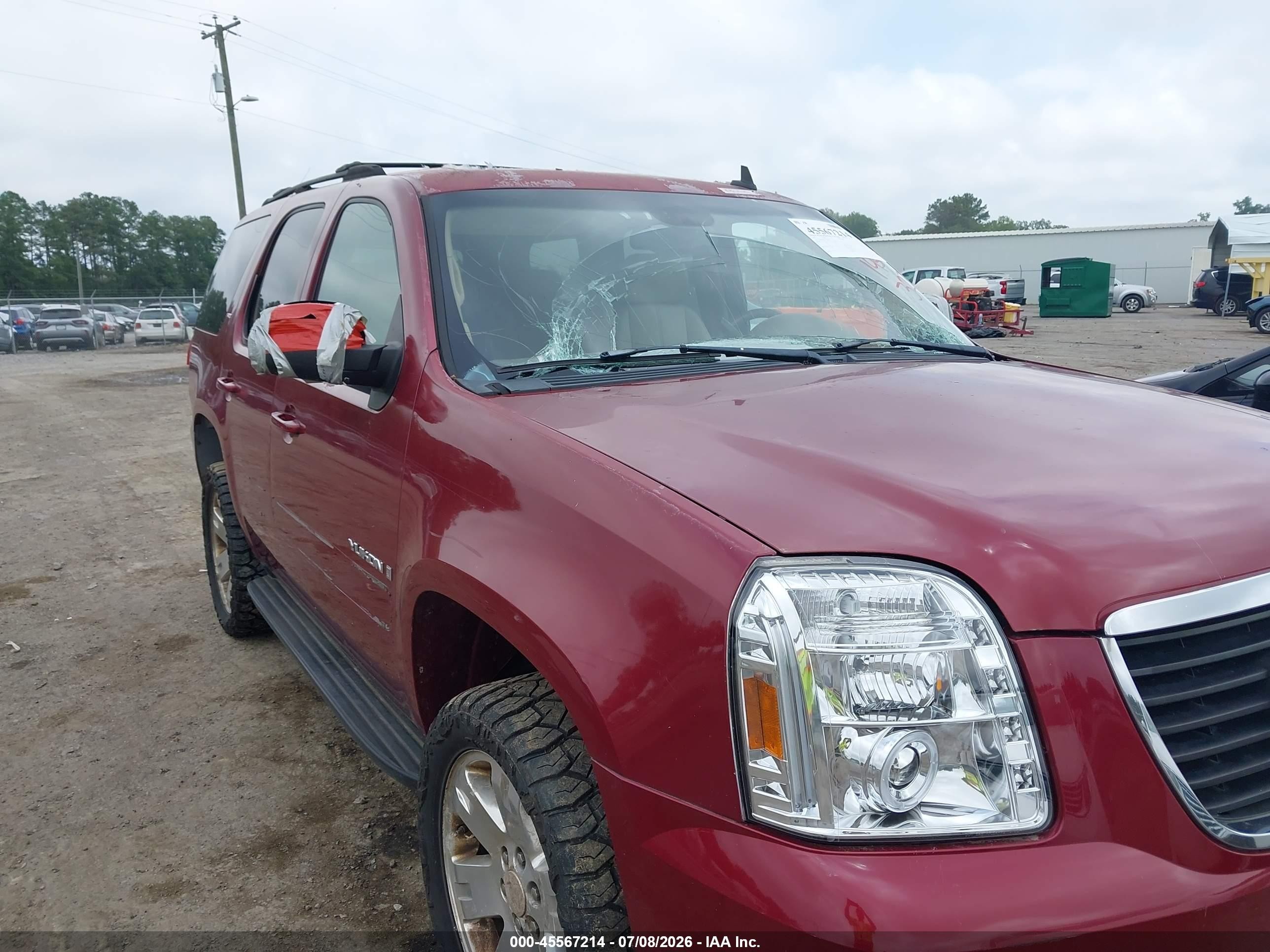 2007 Gmc Yukon Slt Red vin: 1GKFK13017J145322