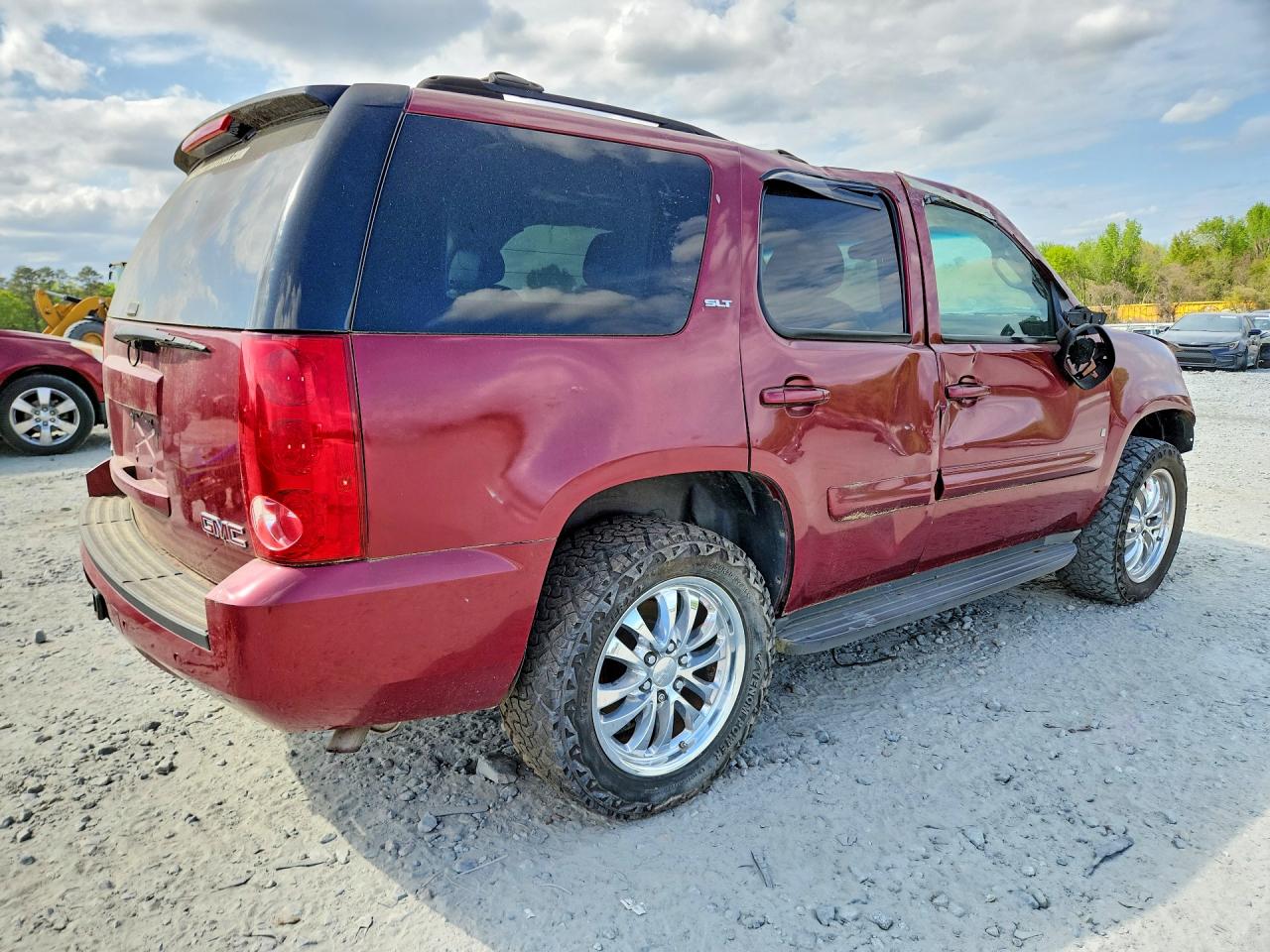 2007 Gmc Yukon Burgundy vin: 1GKFK13037J244434