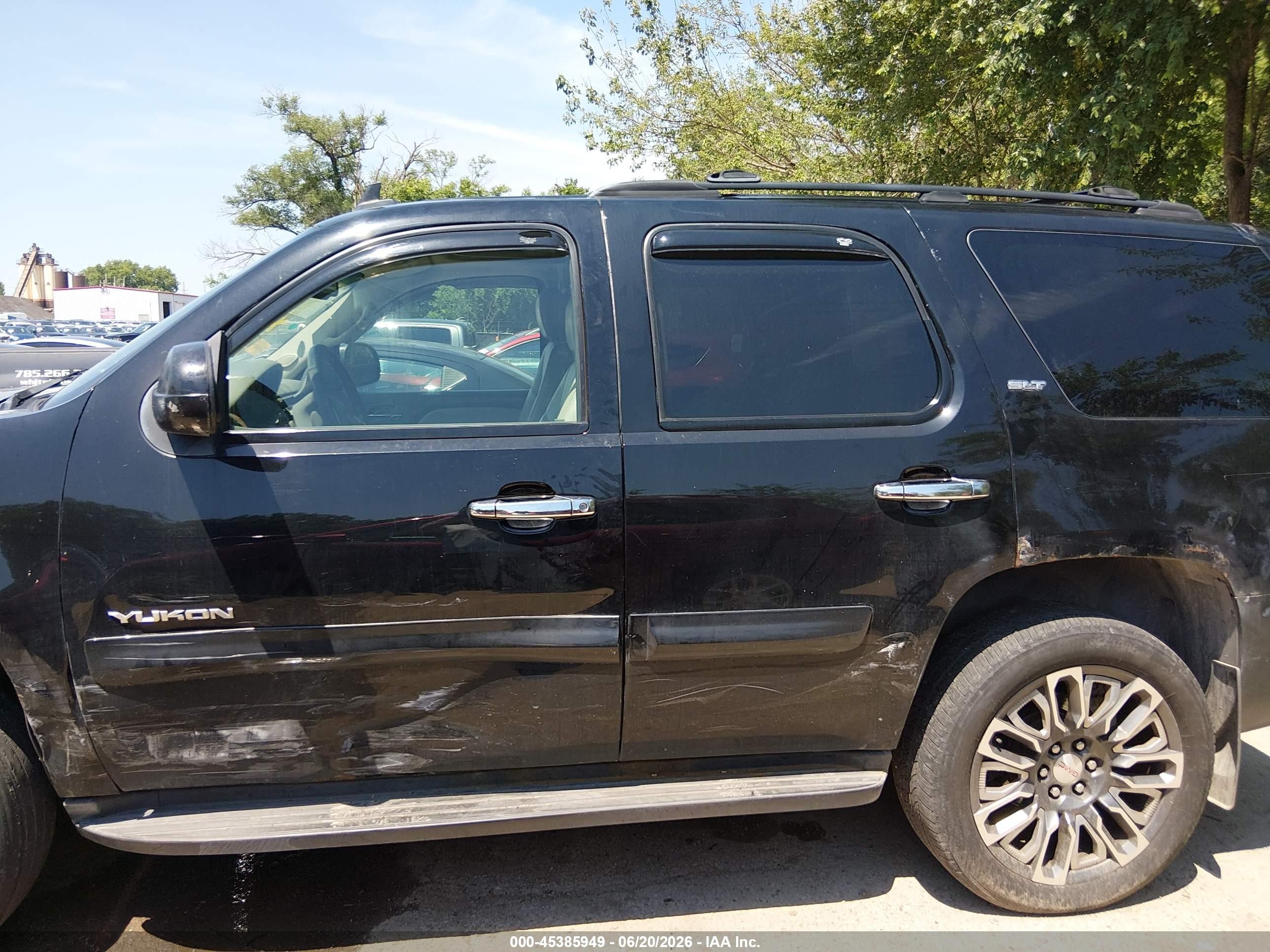 2007 Gmc Yukon Slt Black vin: 1GKFK13037R309302