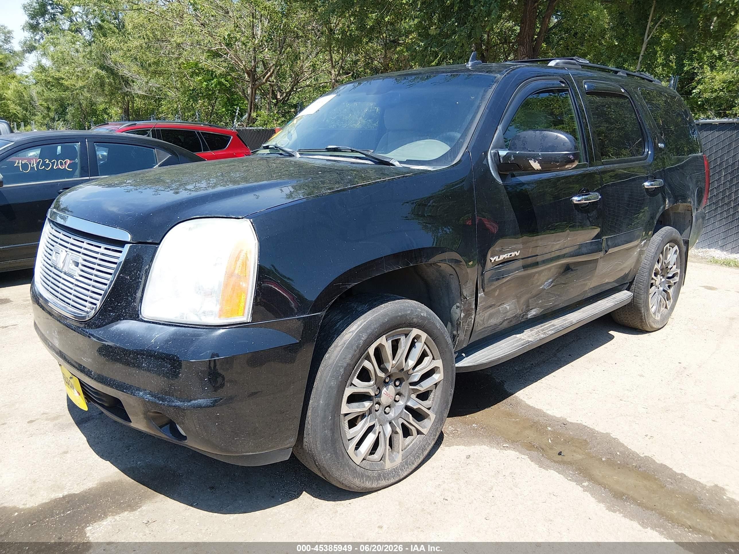 2007 Gmc Yukon Slt Black vin: 1GKFK13037R309302