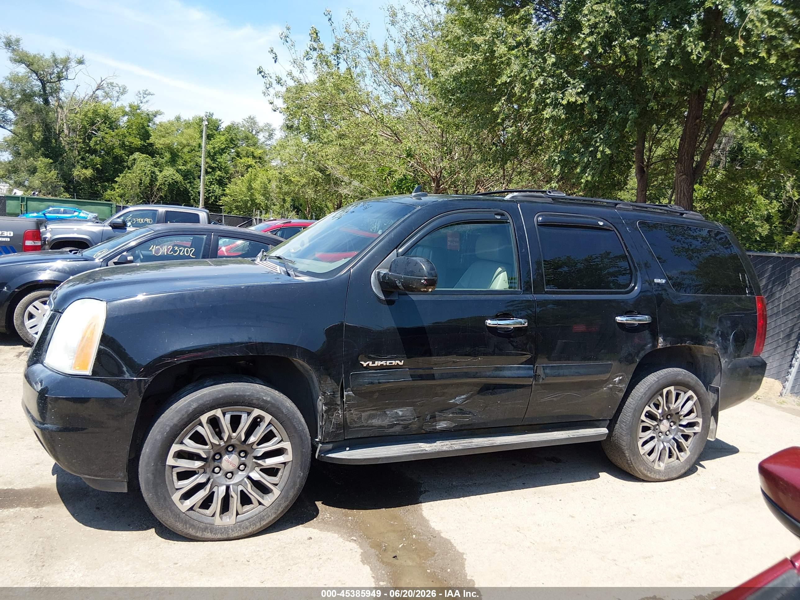 2007 Gmc Yukon Slt Black vin: 1GKFK13037R309302