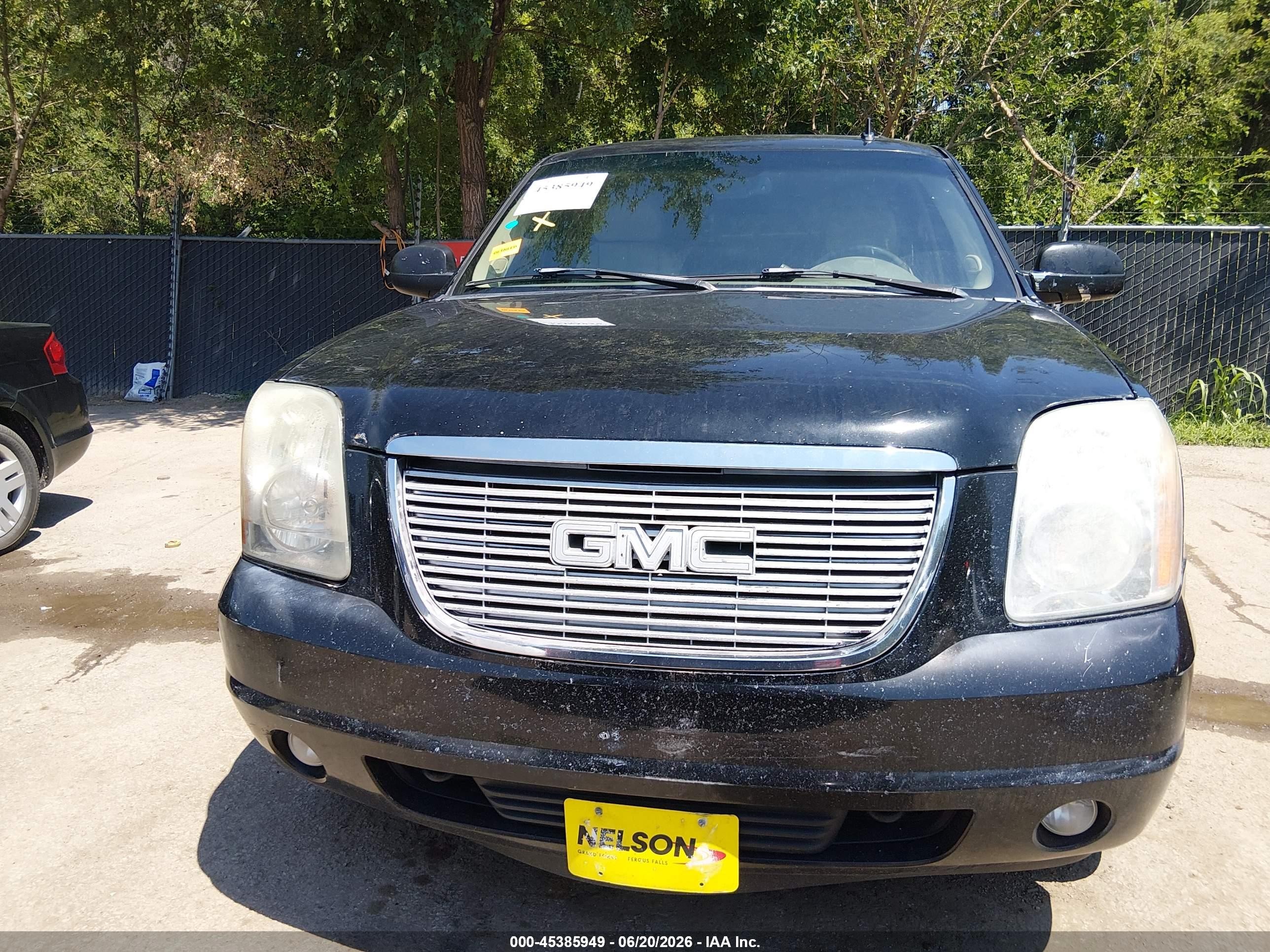 2007 Gmc Yukon Slt Black vin: 1GKFK13037R309302