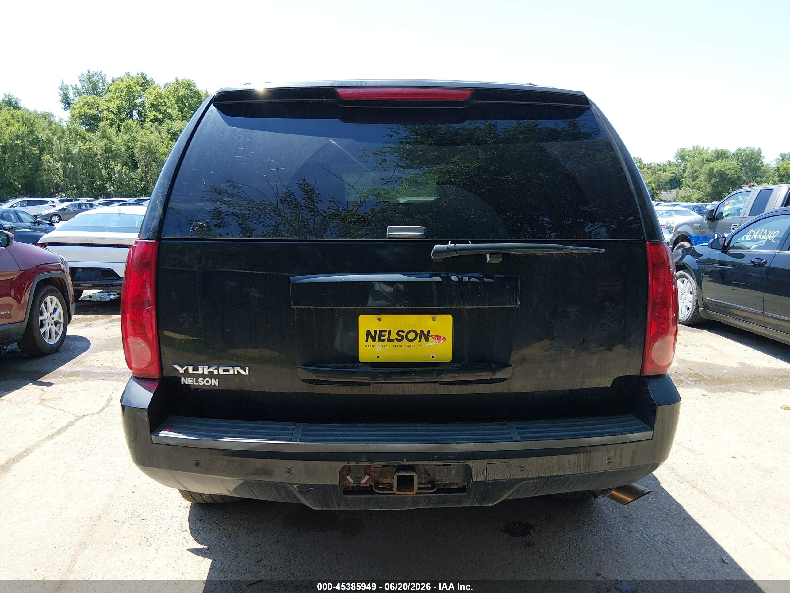 2007 Gmc Yukon Slt Black vin: 1GKFK13037R309302